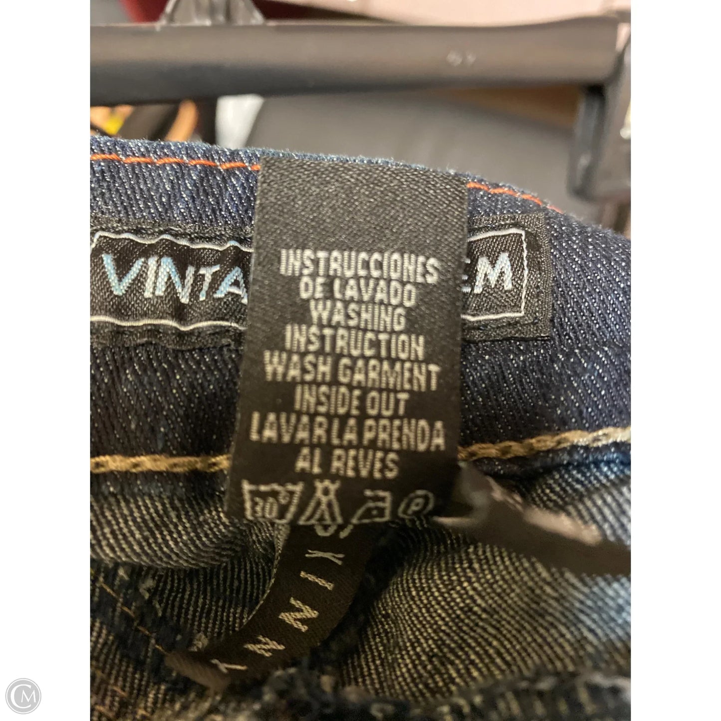 Jeans Straight By Vintageharlem In Navy, Size: 24