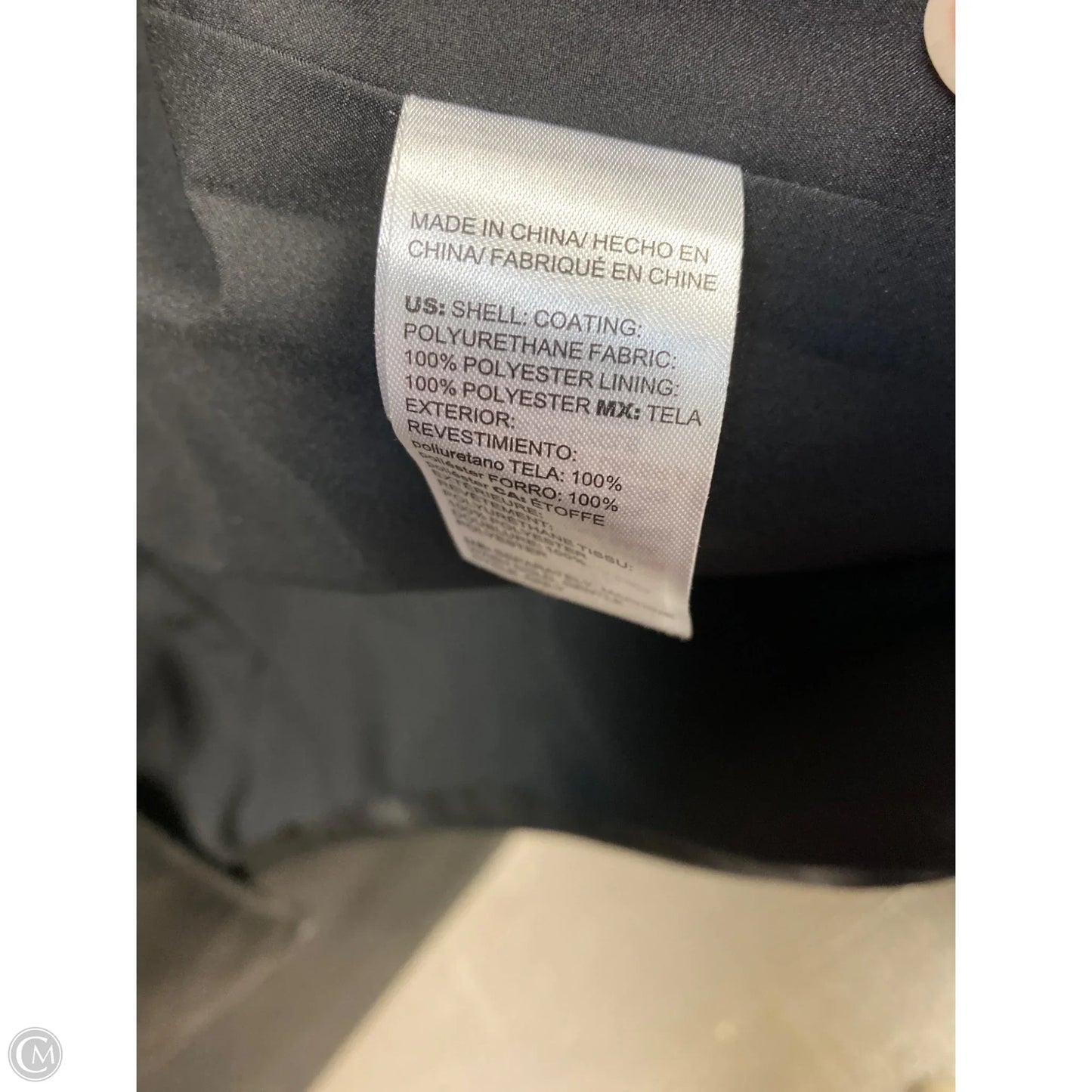 Jacket Leather By Chicos In Black, Size: Xl