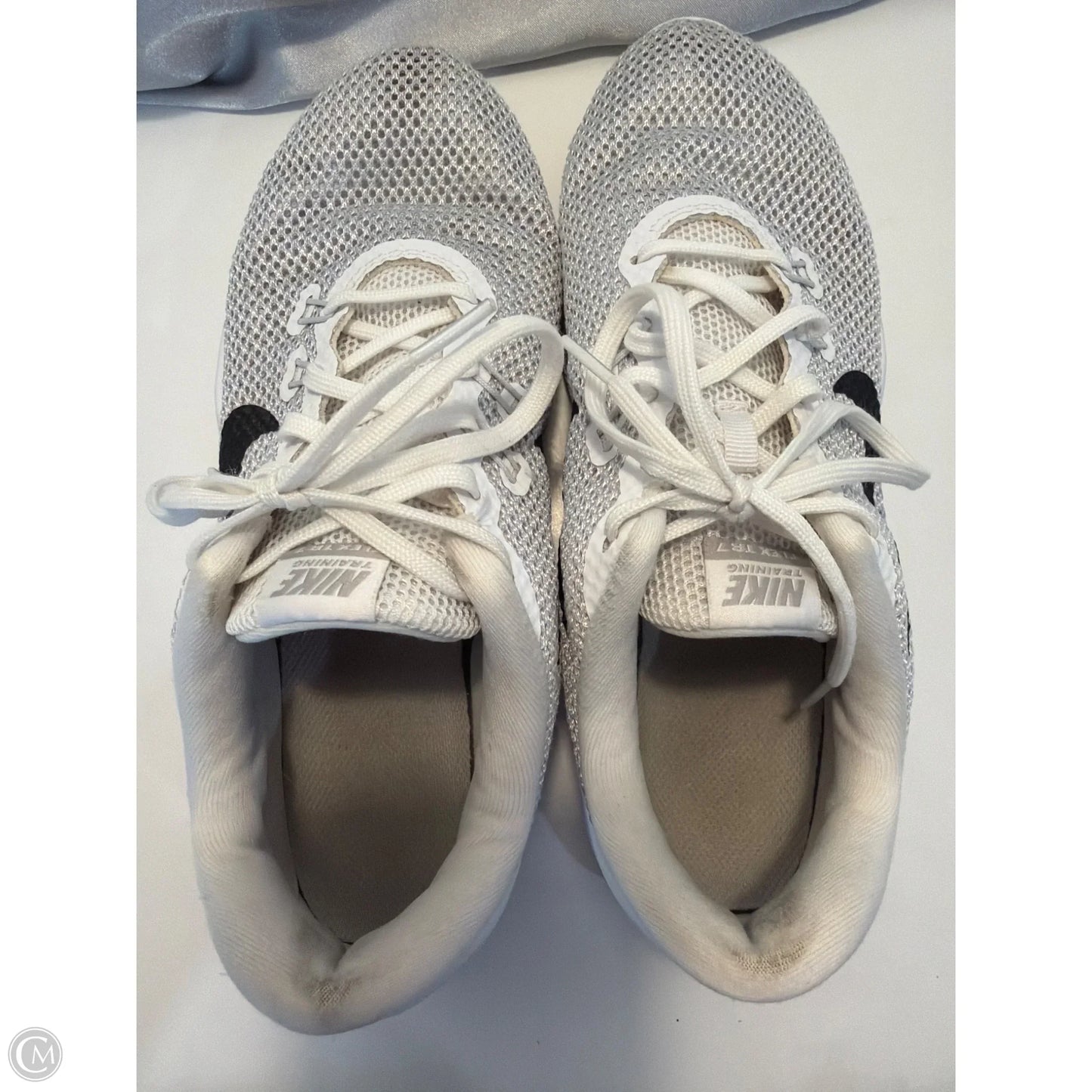 Shoes Athletic By Nike In White, Size: 9