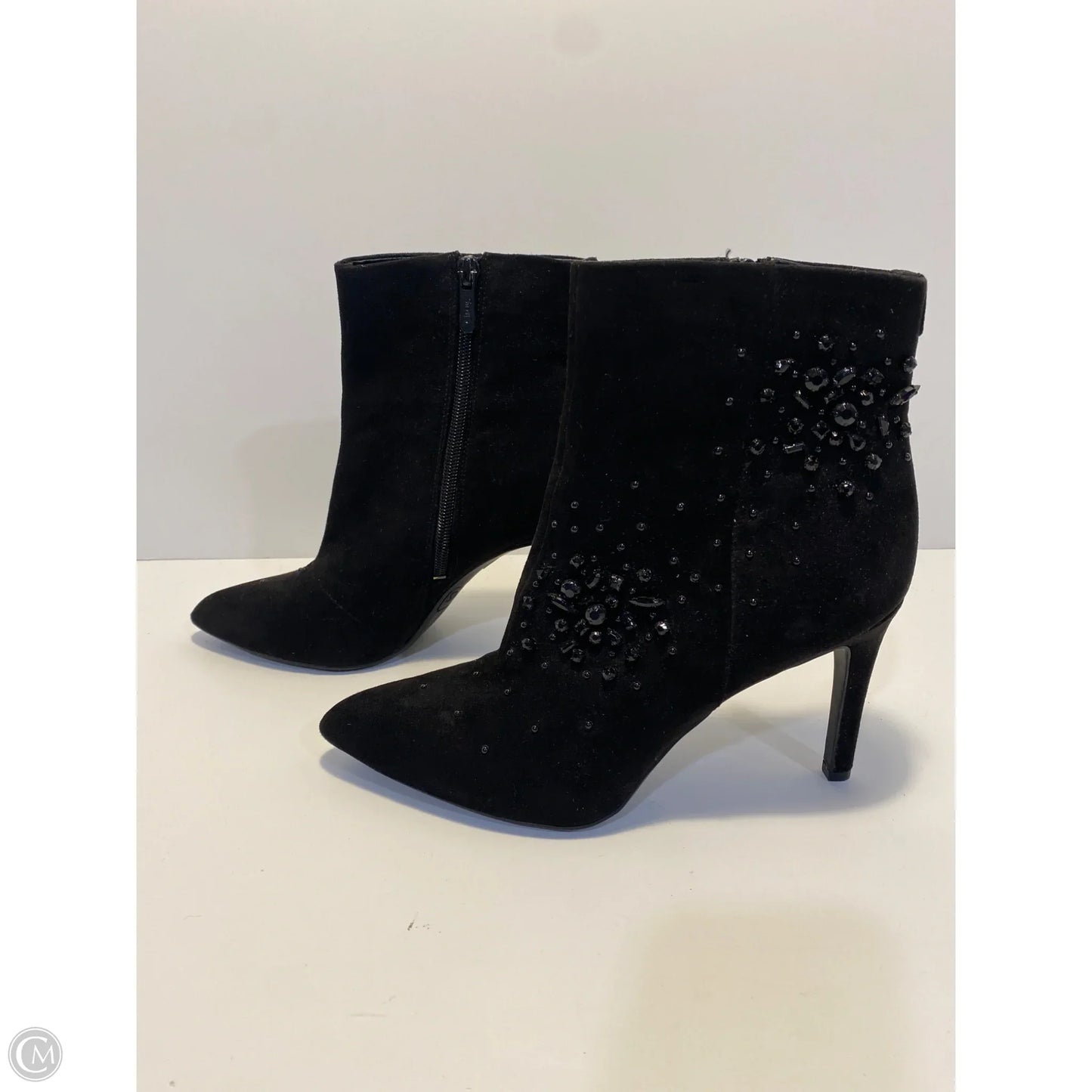 Boots Ankle Heels By Sam Edelman In Black, Size: 8