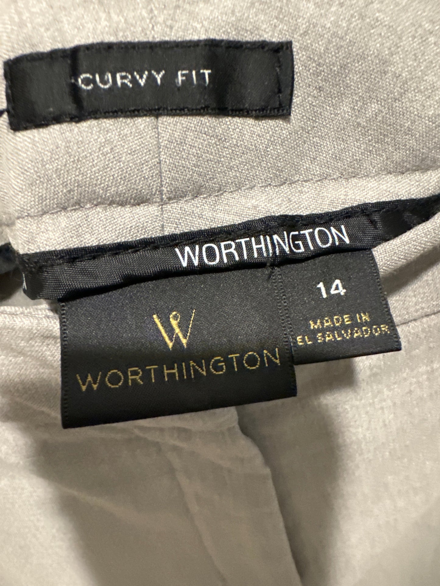 Pants Dress By Worthington In Grey, Size: 14
