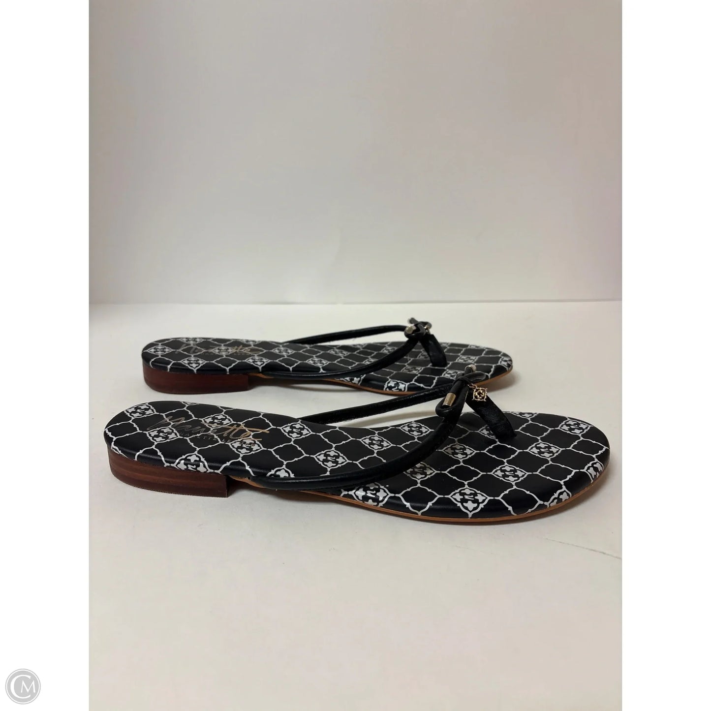 Sandals Flats By Nanette By Nanette Lepore In Black, Size: 9.5