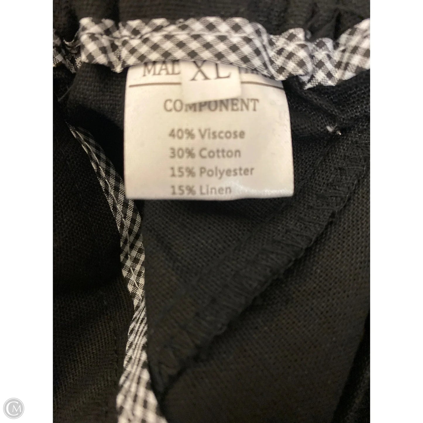 Pants Wide Leg By Cmf In Black, Size: Xl