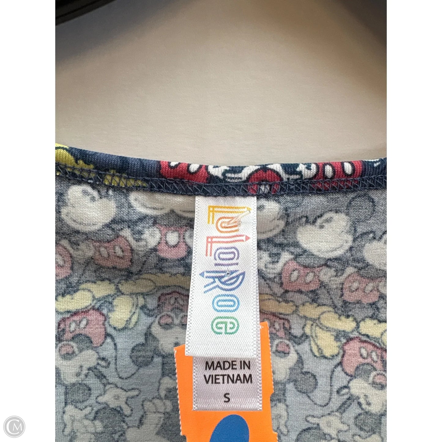 Top Short Sleeve By Lularoe In Blue, Size: S