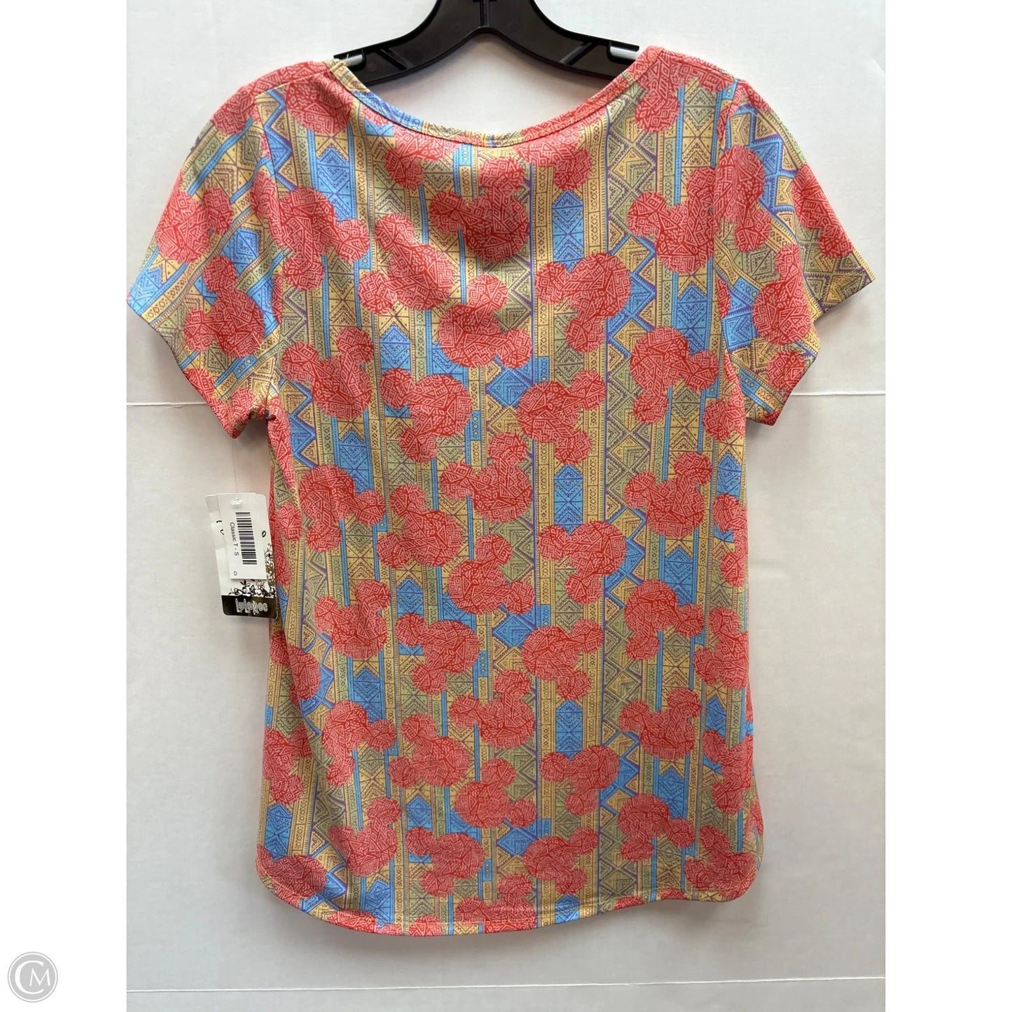 Top Short Sleeve By Lularoe In Orange, Size: S