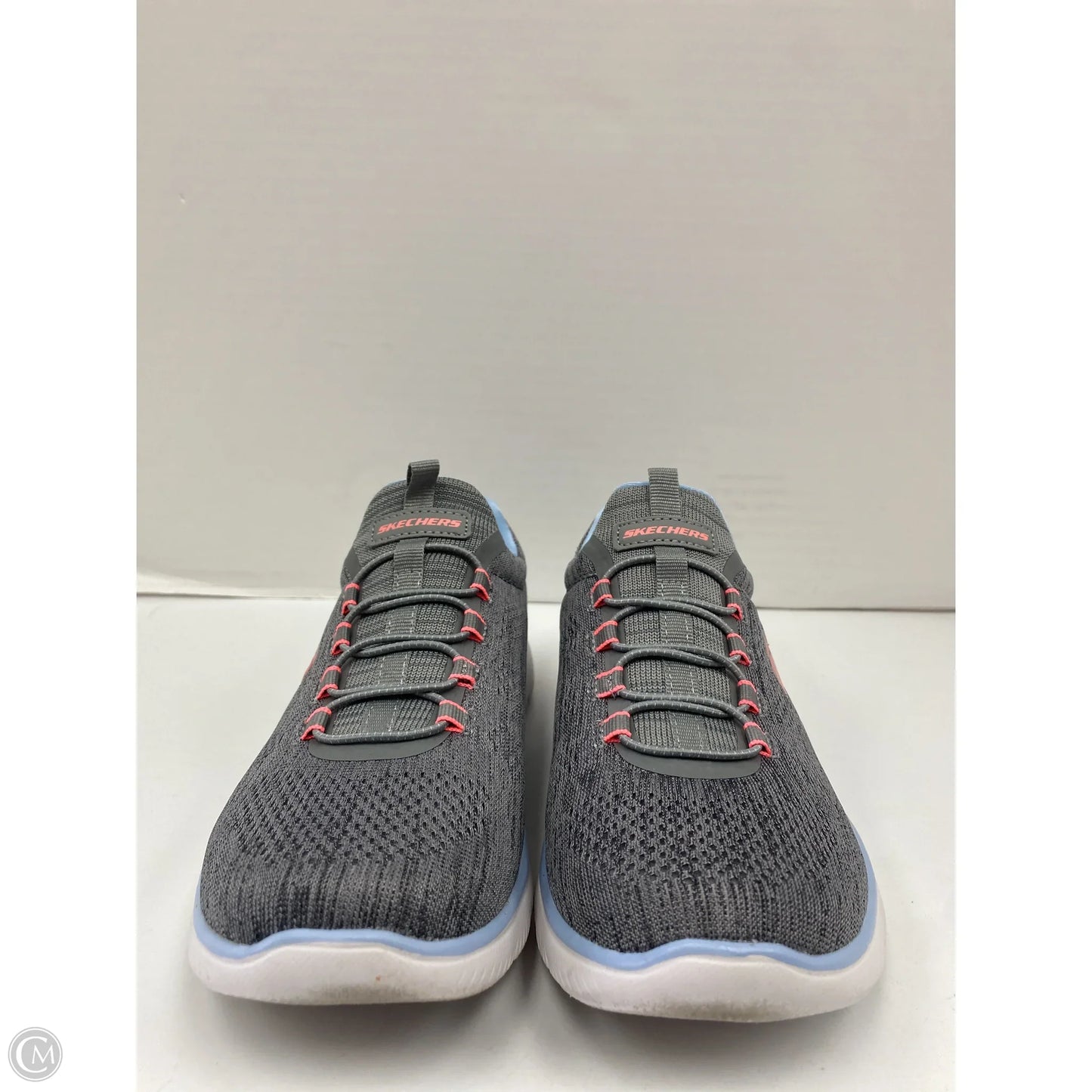 Shoes Athletic By Skechers In Grey, Size: 7