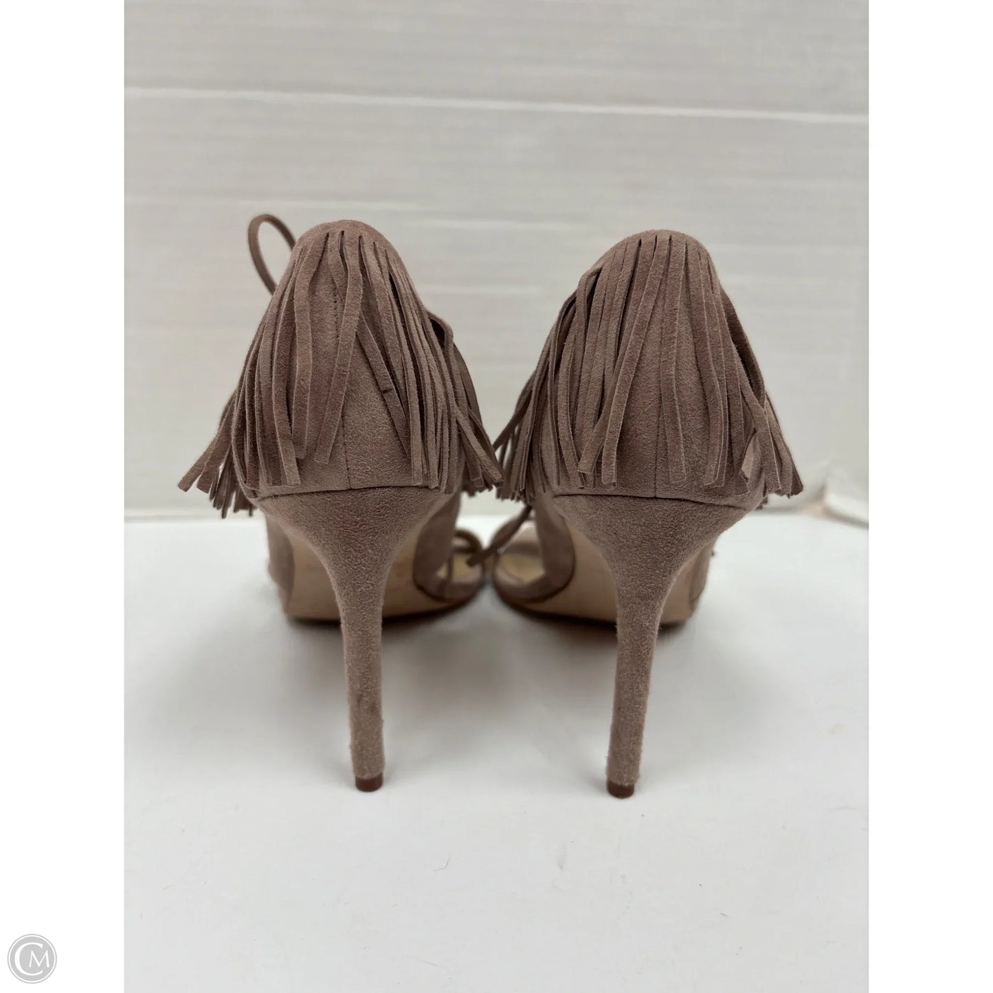 Sandals Heels Stiletto By Ann Taylor In Beige, Size: 8