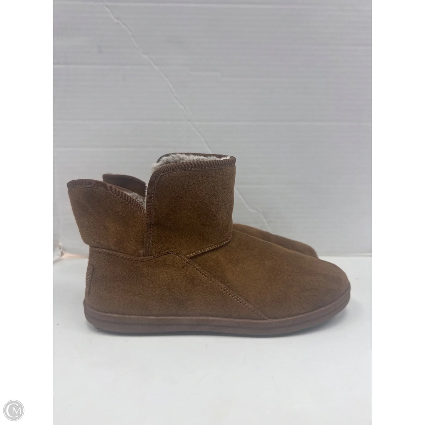 Boots Ankle Flats By Skechers In Brown, Size: 8