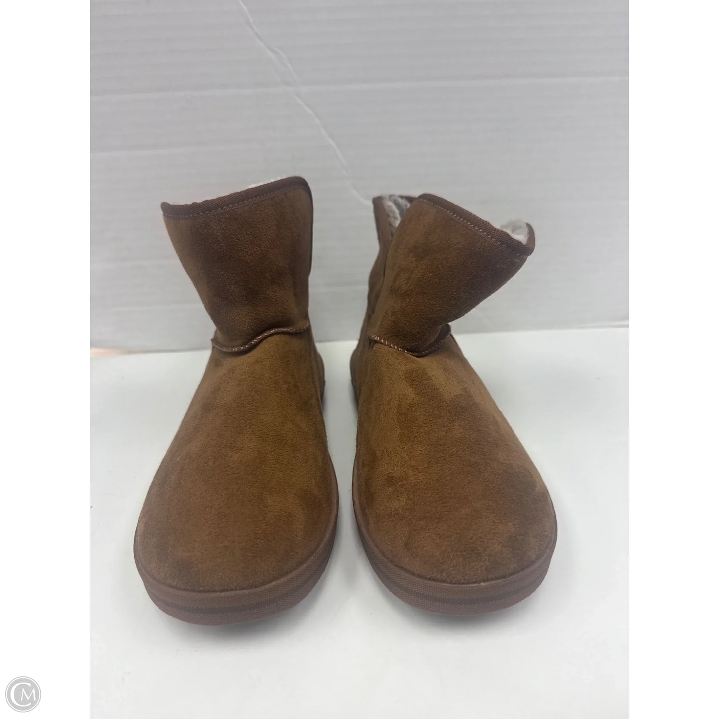 Boots Ankle Flats By Skechers In Brown, Size: 8