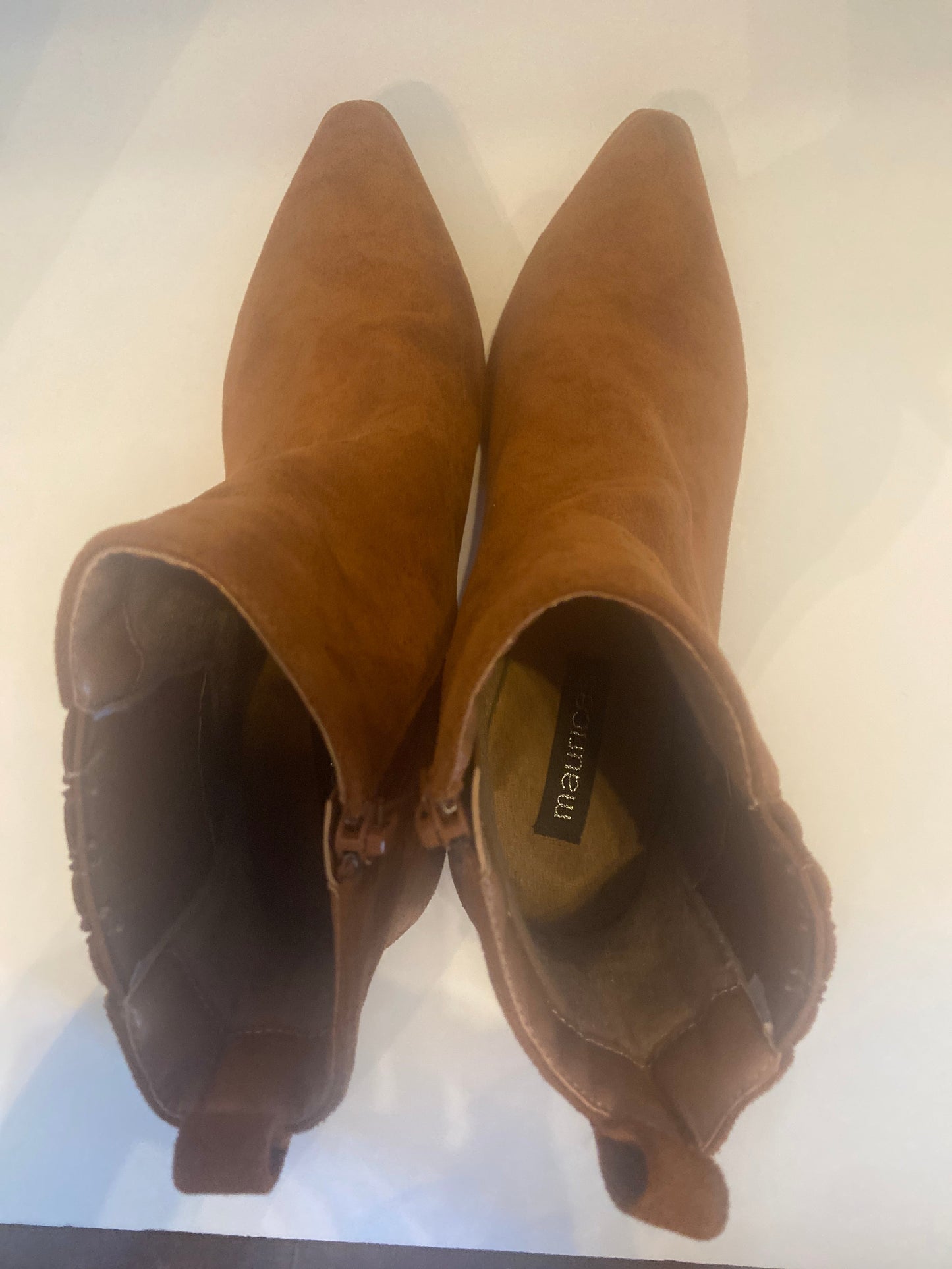 Boots Ankle Heels By Maurices Size: 8