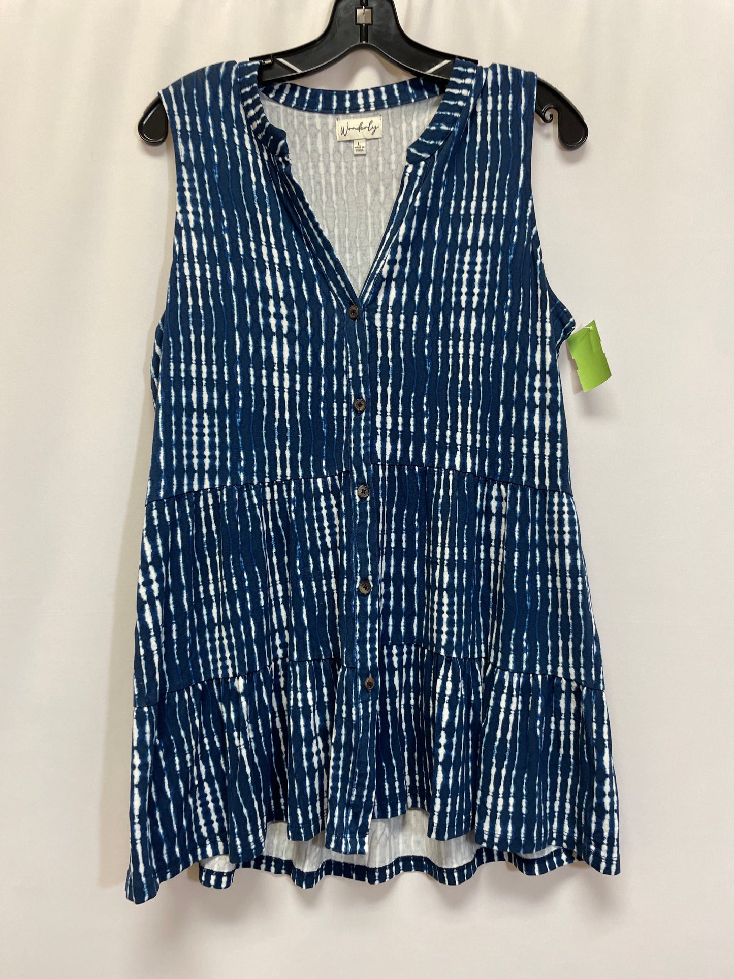 Top Sleeveless By Wonderly Size: L