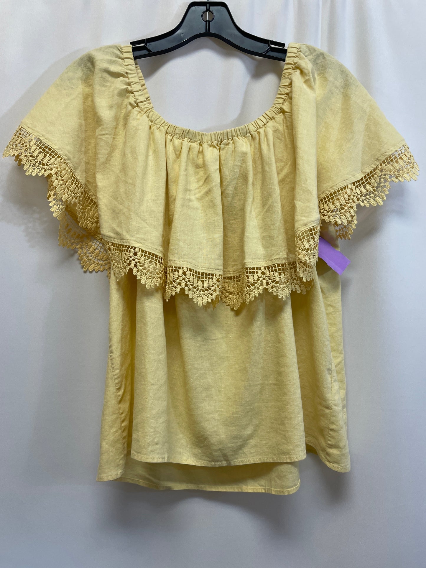 Top Short Sleeve By Cupio Size: L