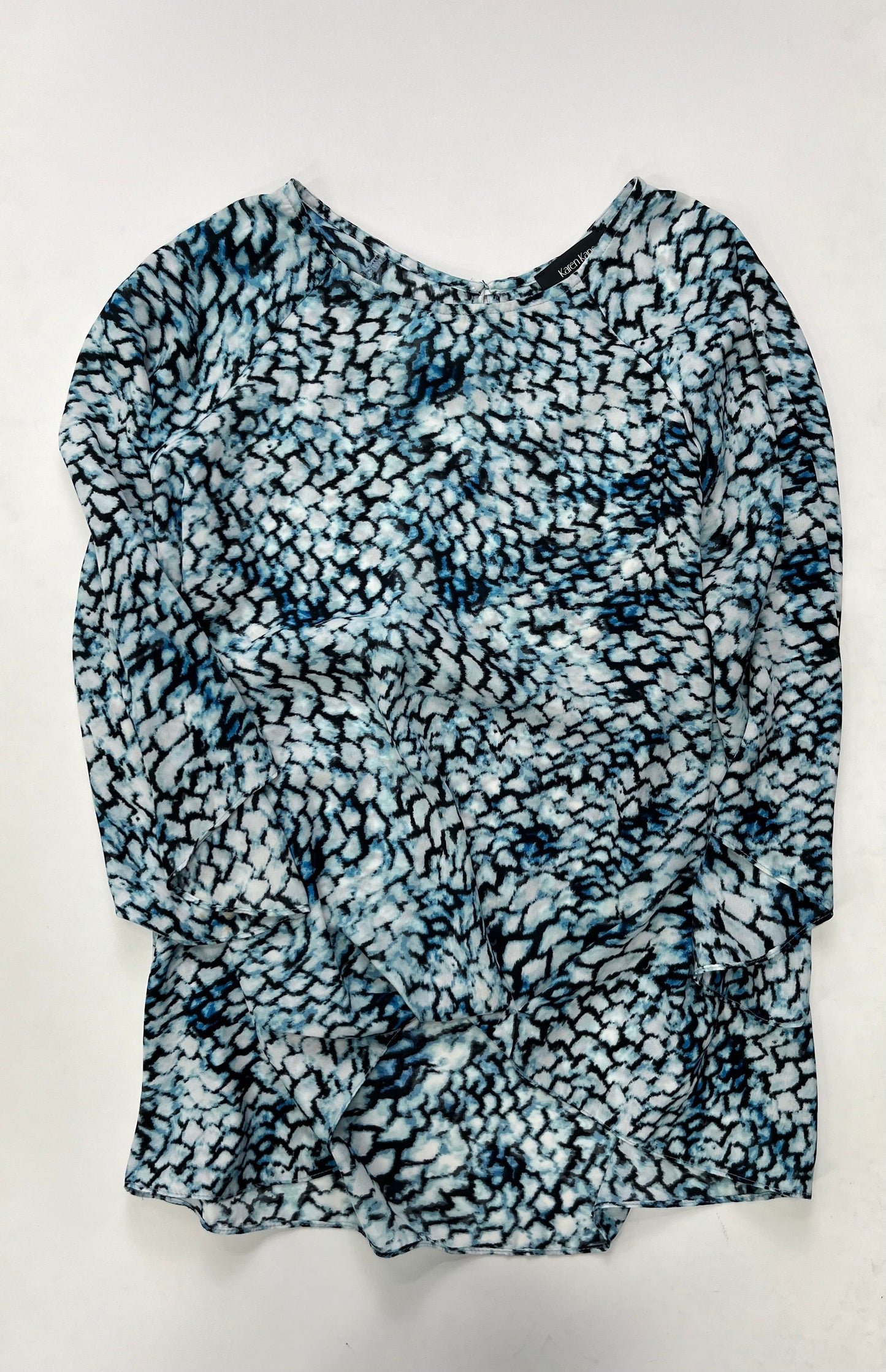 Blouse Short Sleeve By Karen Kane Size: L