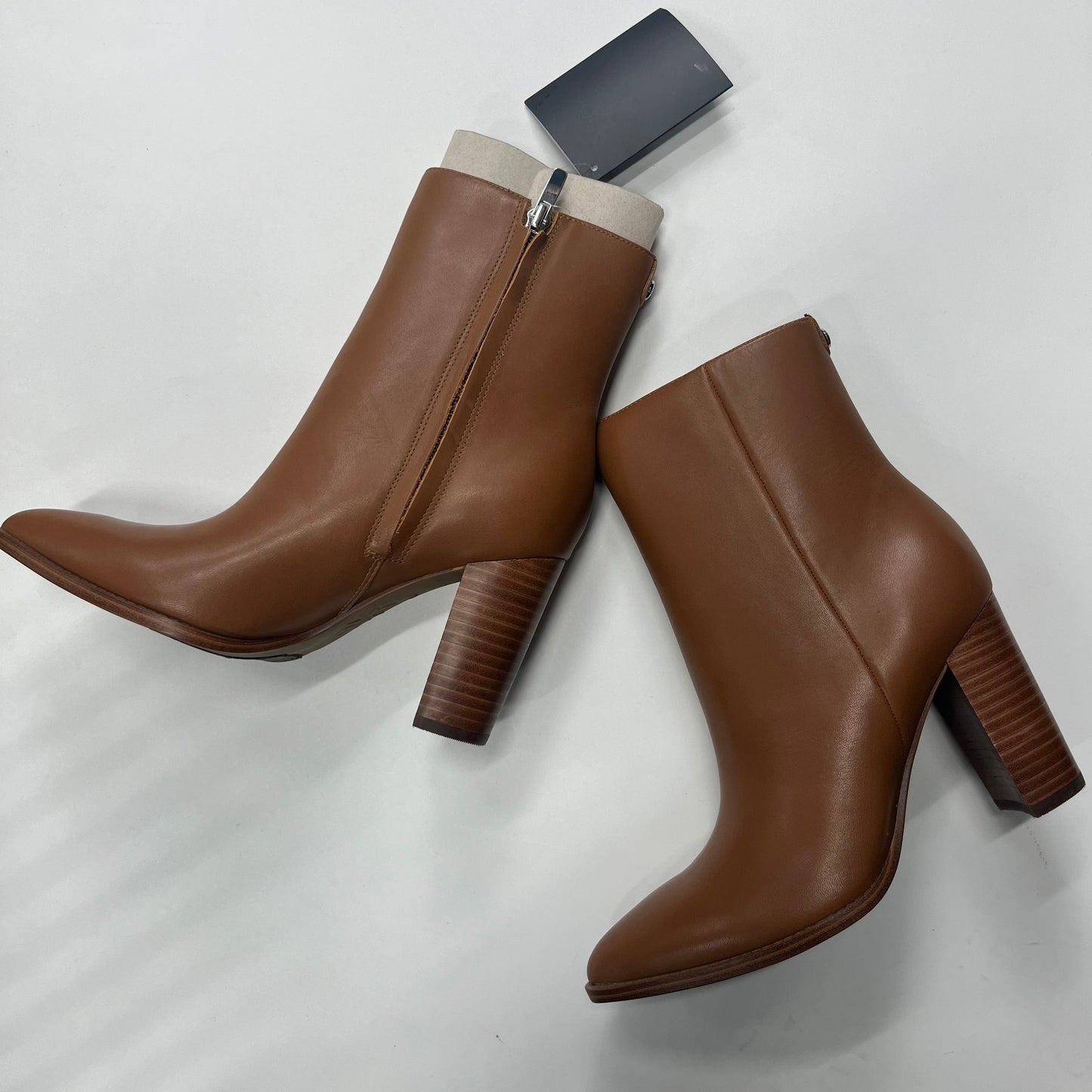 Boots Ankle Heels By Nine West Size: 6.5