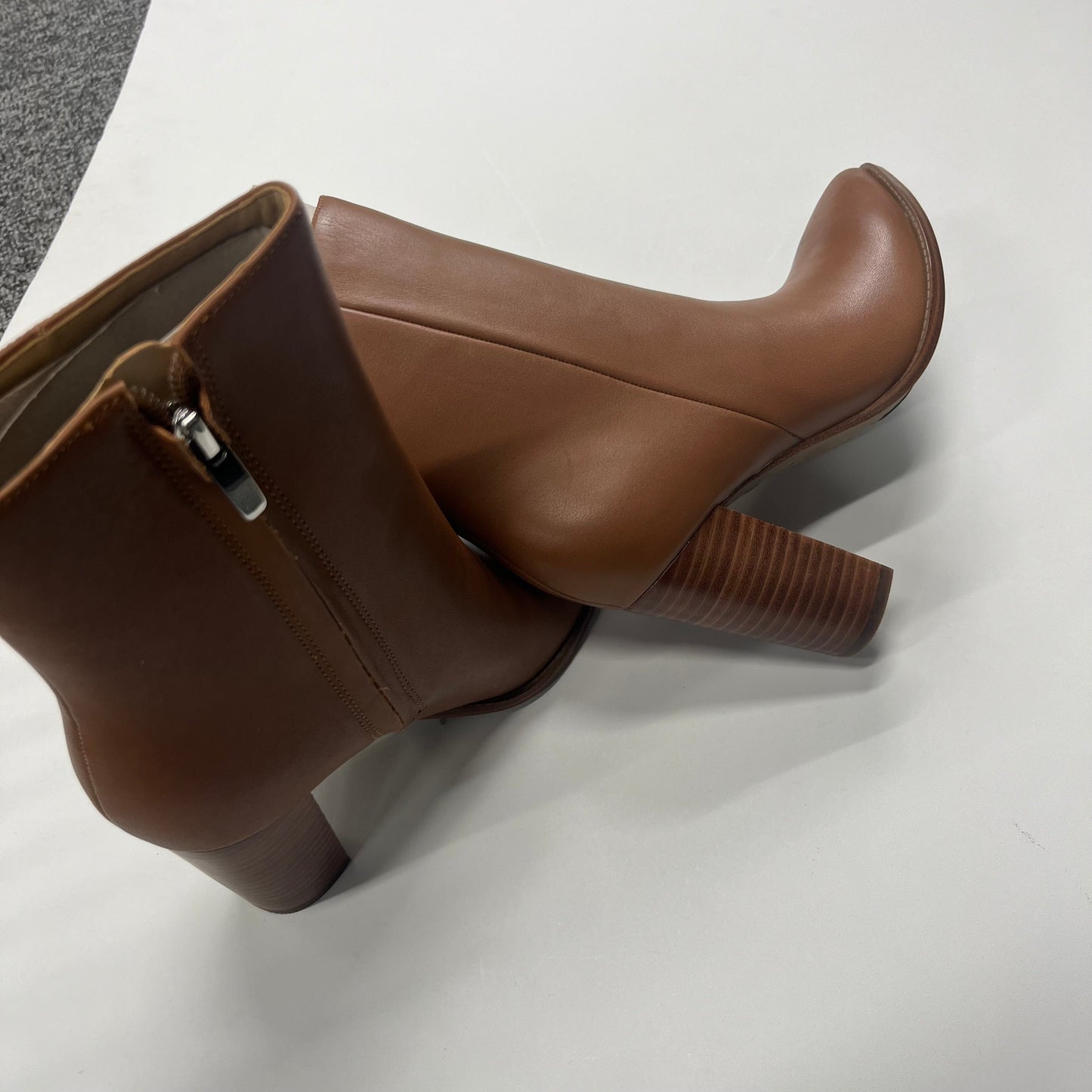 Boots Ankle Heels By Nine West Size: 6.5