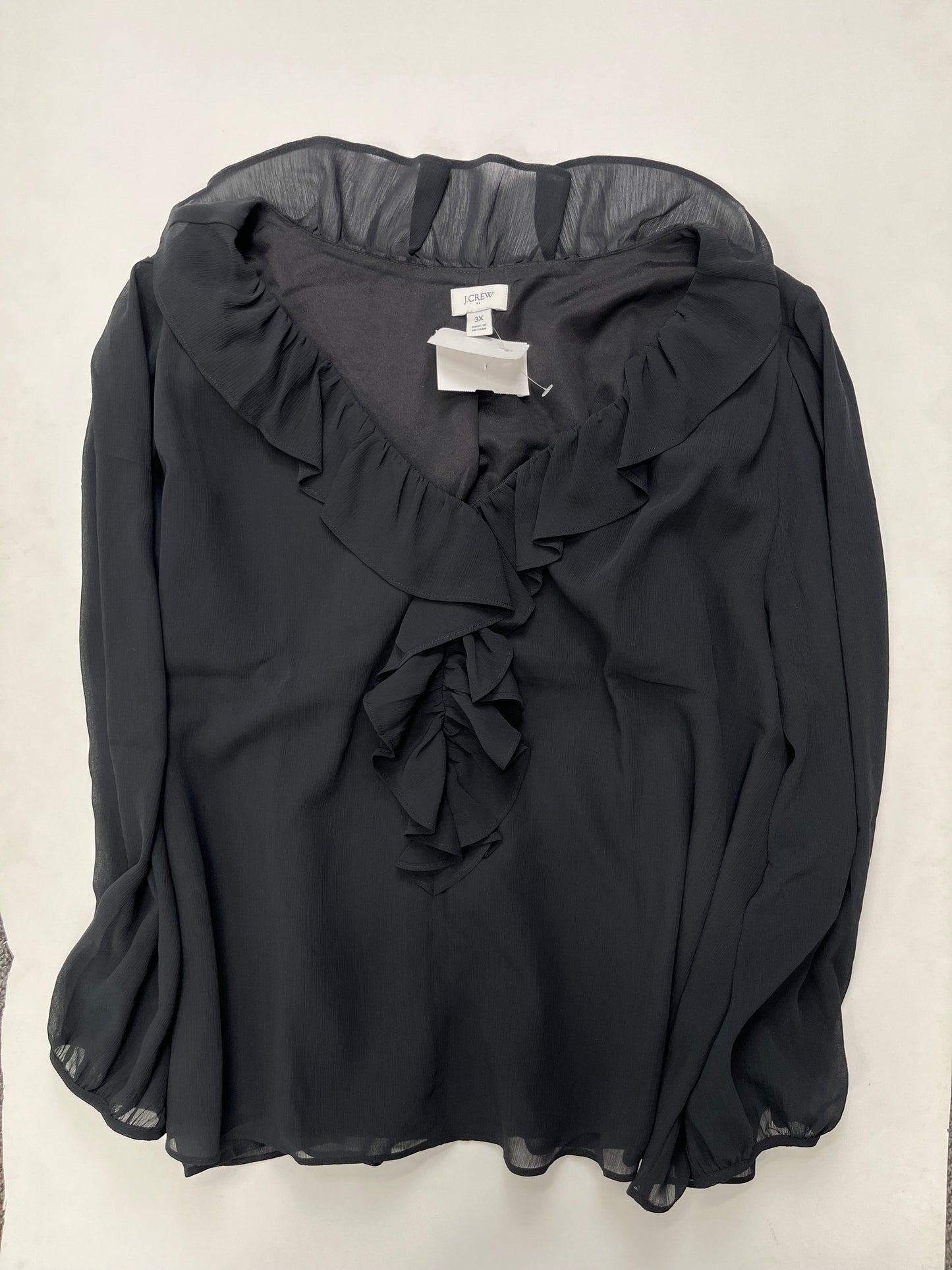 Blouse Long Sleeve By J Crew Size: 3x