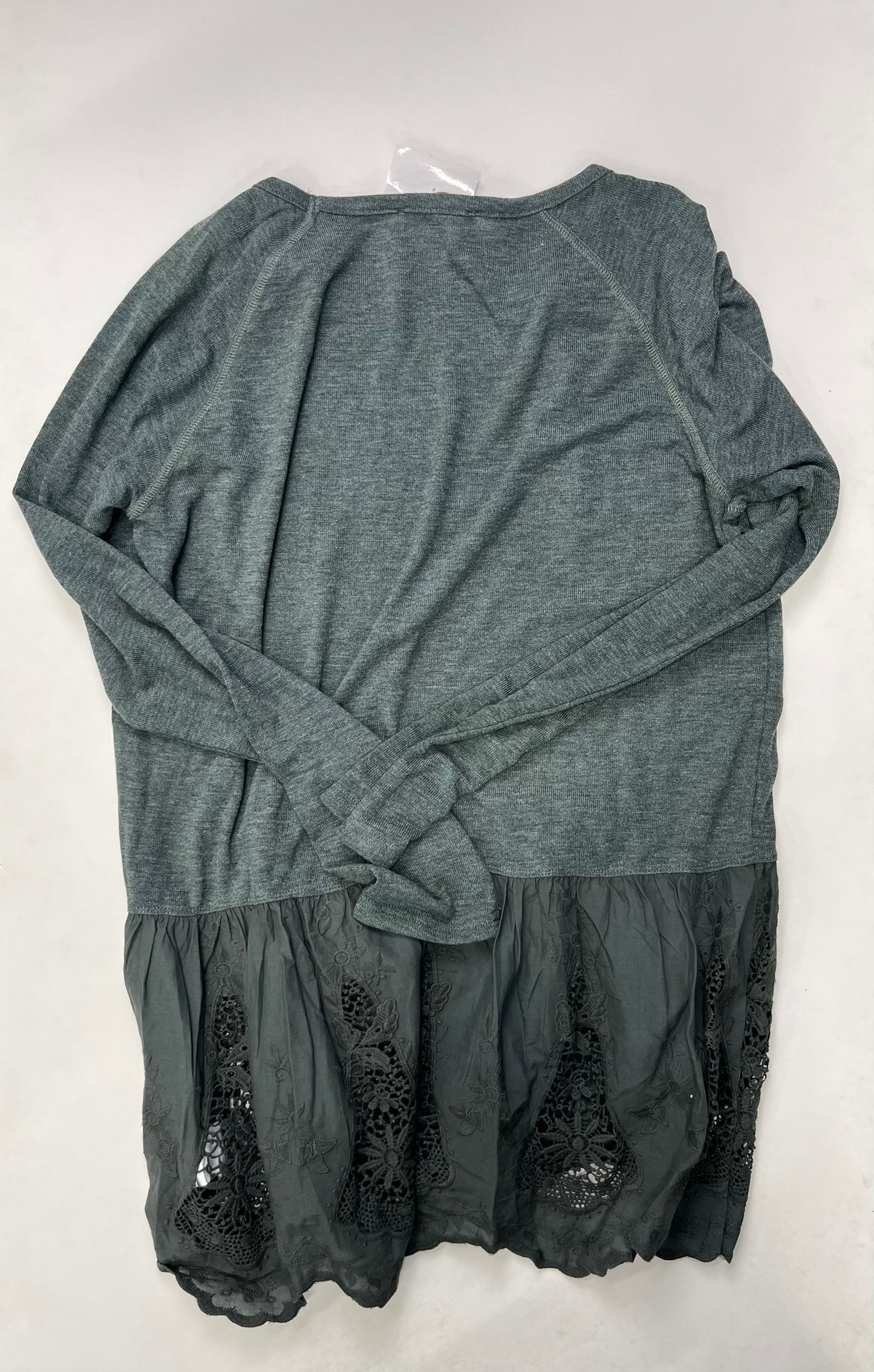 Green Top Long Sleeve Suzanne Betro, Size Xl