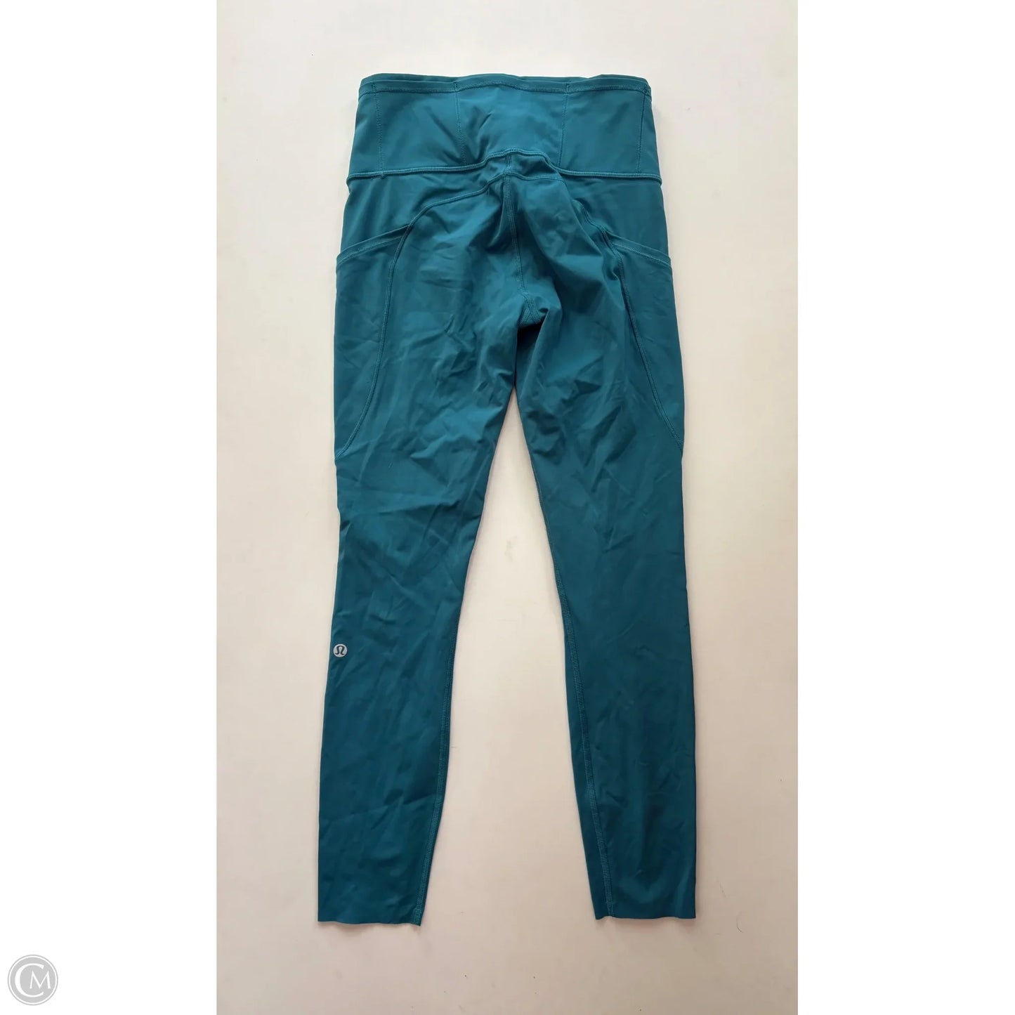 Athletic Leggings By Lululemon In Teal, Size: S