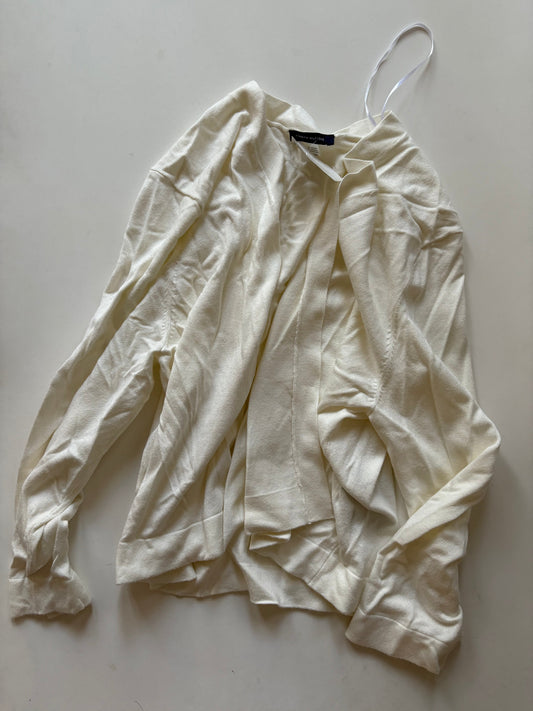 Sweater Cardigan By Tommy Hilfiger In White, Size: Xl