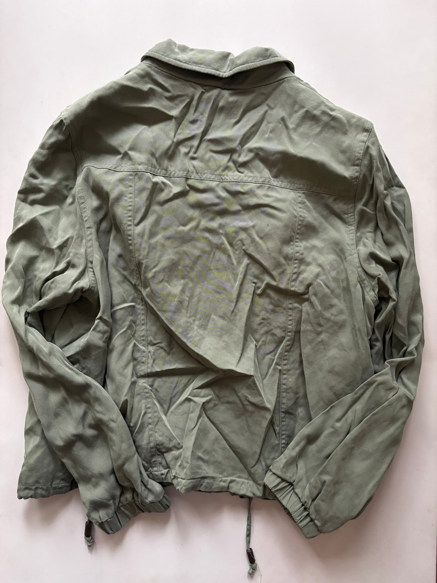 Jacket Moto By Kaari Blue In Green, Size: Xl