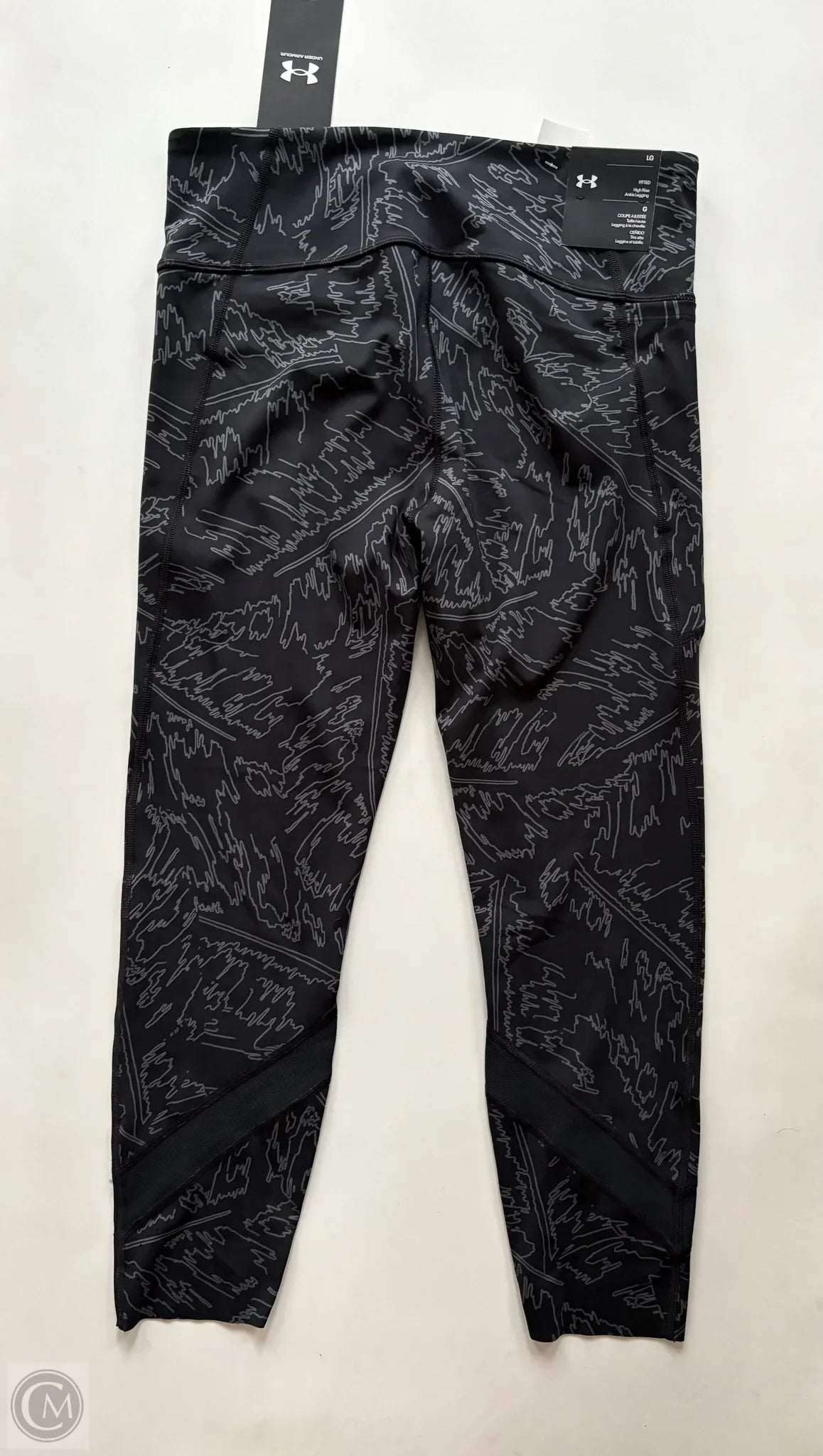 Athletic Leggings By Under Armour In Black, Size: L