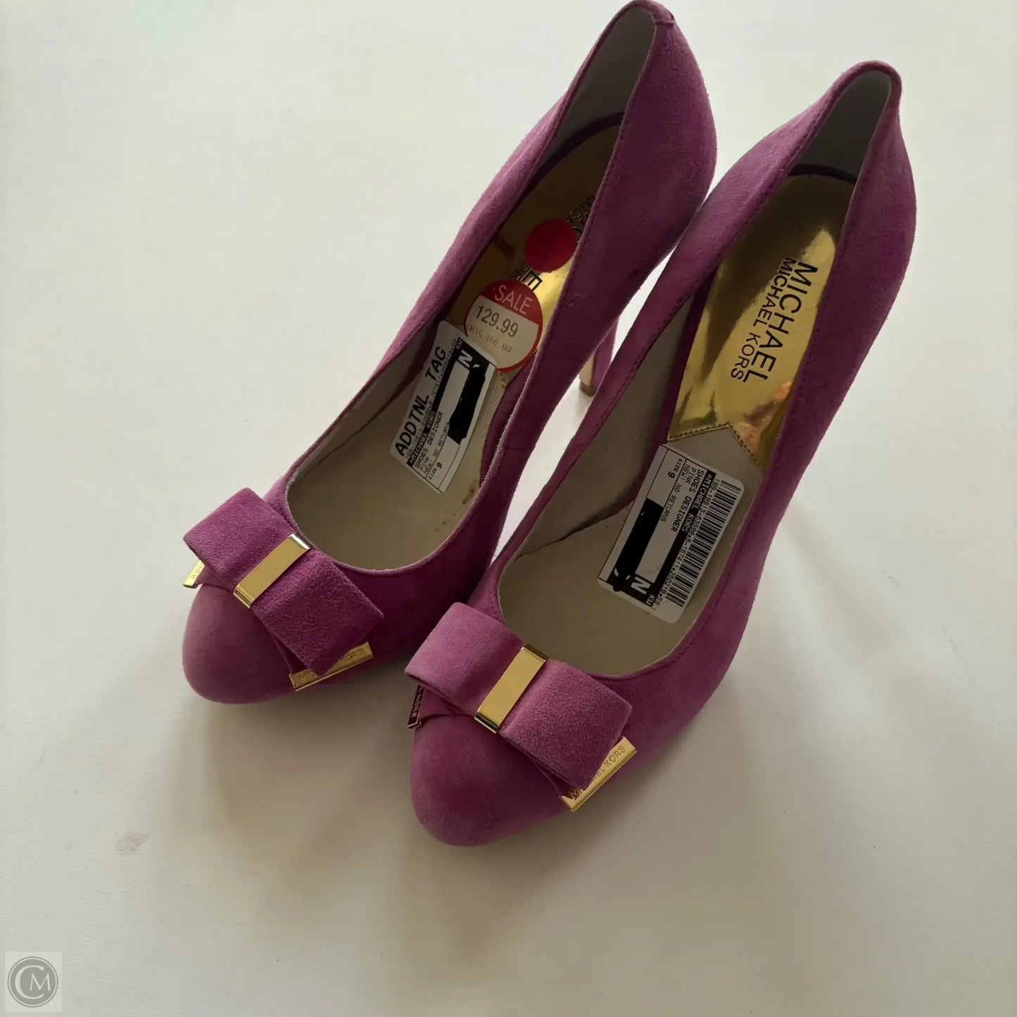 Shoes Designer By Michael Kors In Pink, Size: 9