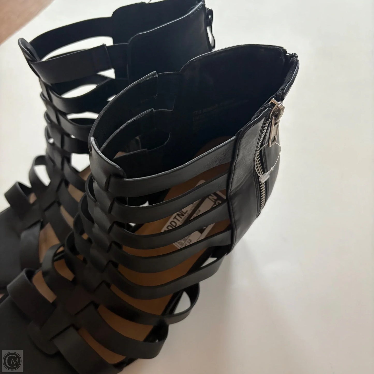 Sandals Heels Block By Torrid In Black, Size: 12