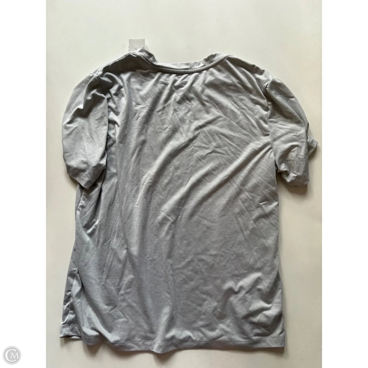 Athletic Top Long Sleeve Crewneck By Fabletics In Grey, Size: M