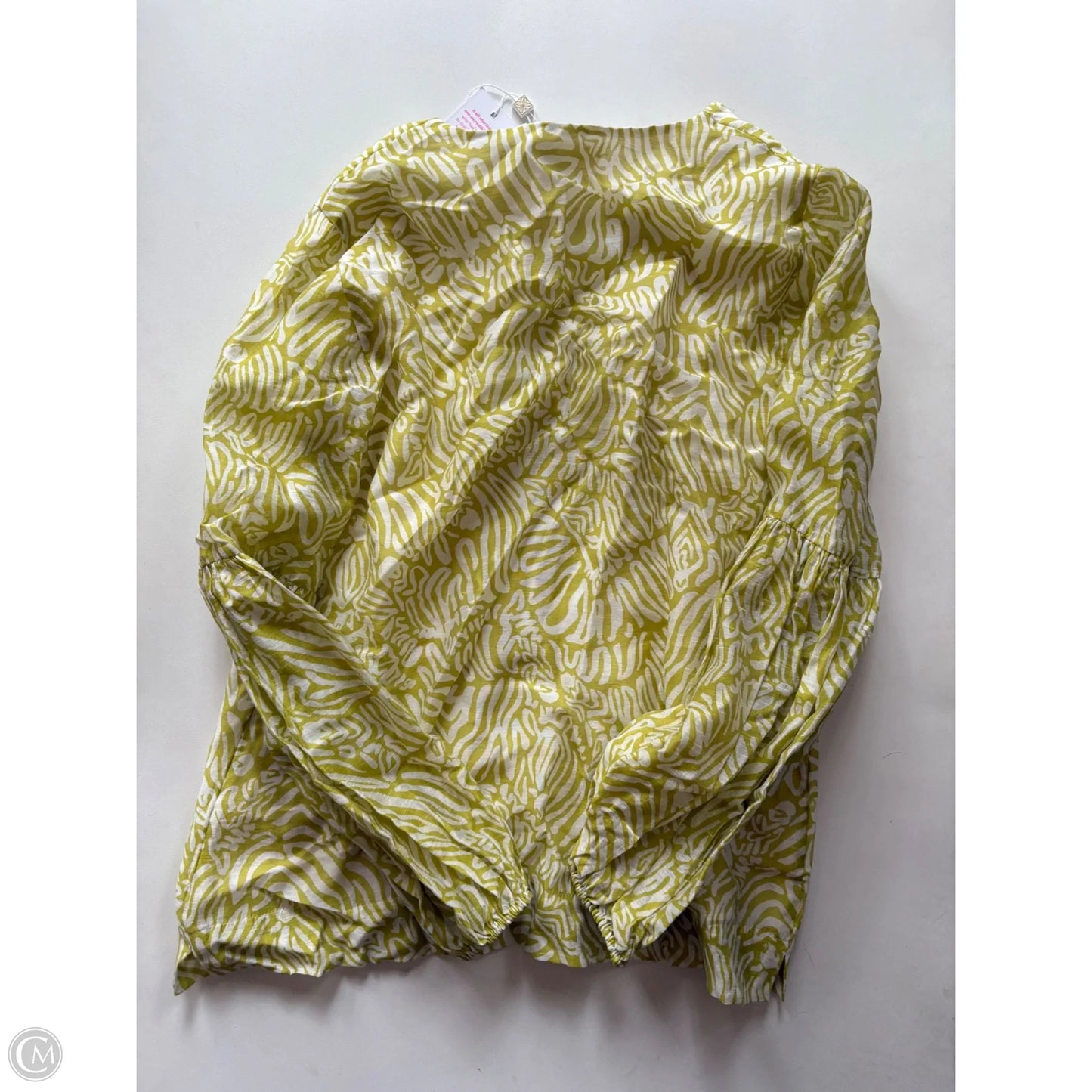 Top Long Sleeve Designer By Lilly Pulitzer In Green, Size: S