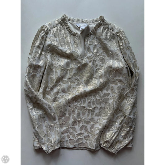 Blouse Designer By Lilly Pulitzer In Cream, Size: Xs