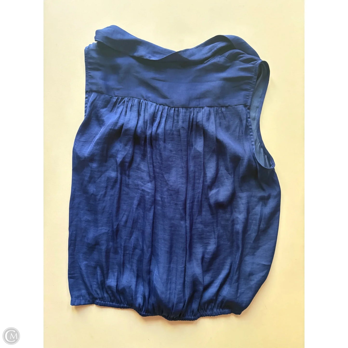 Blouse Sleeveless By Vince Camuto In Blue, Size: M