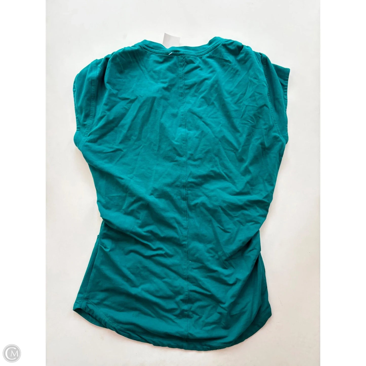 Athletic Top Short Sleeve By Athleta In Green, Size: S