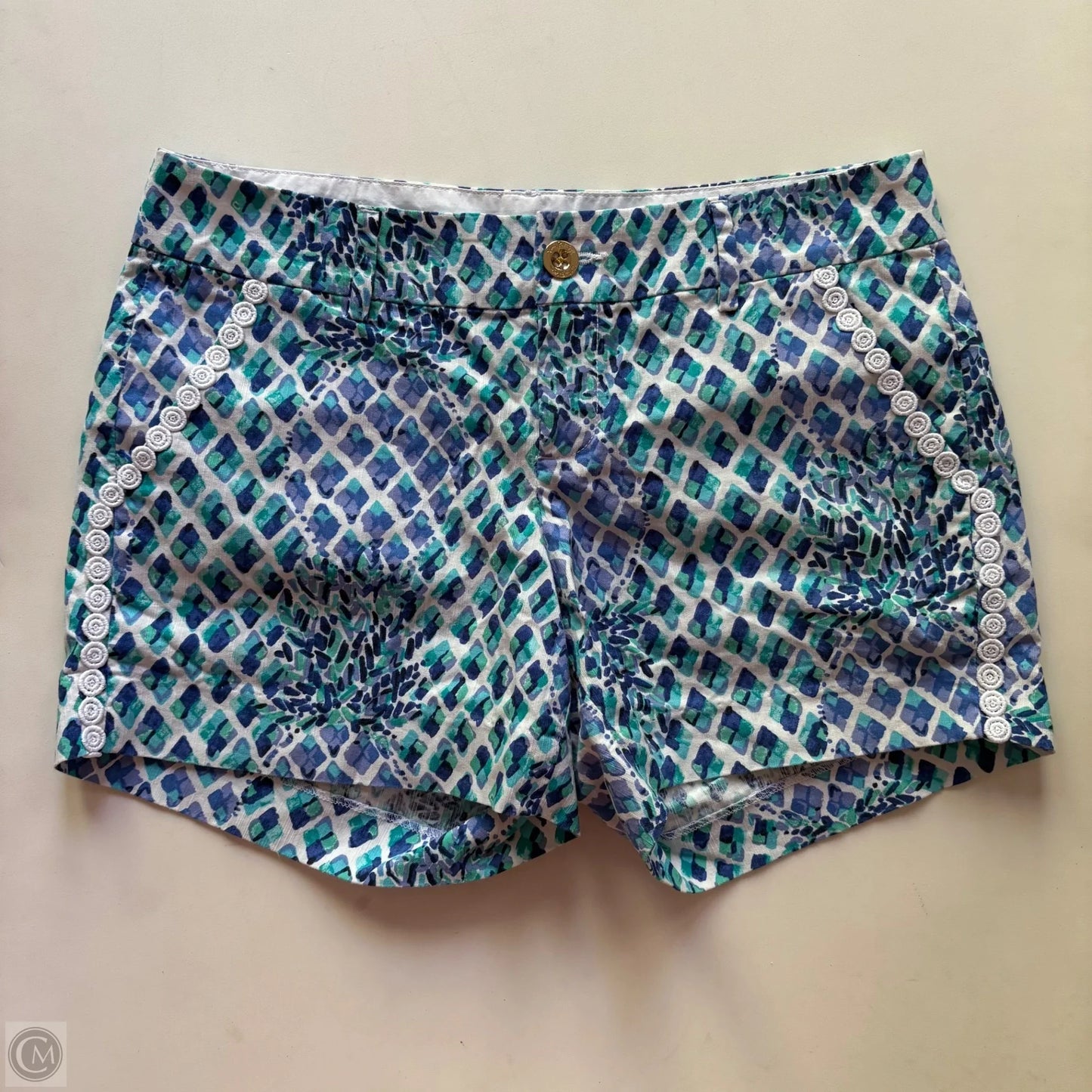 Shorts Designer By Lilly Pulitzer In Blue, Size: 8