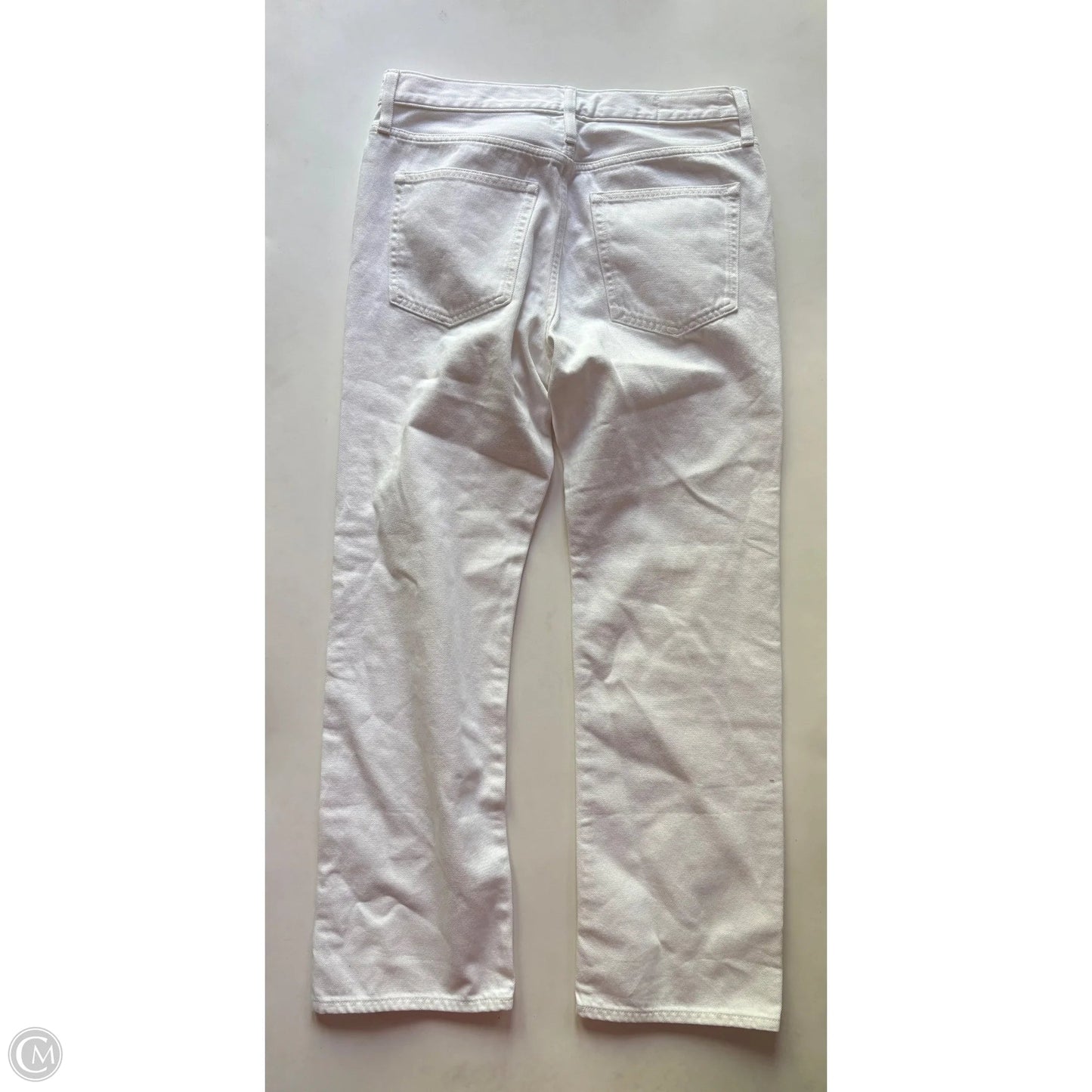 Jeans Straight By J. Crew In White, Size: 6p