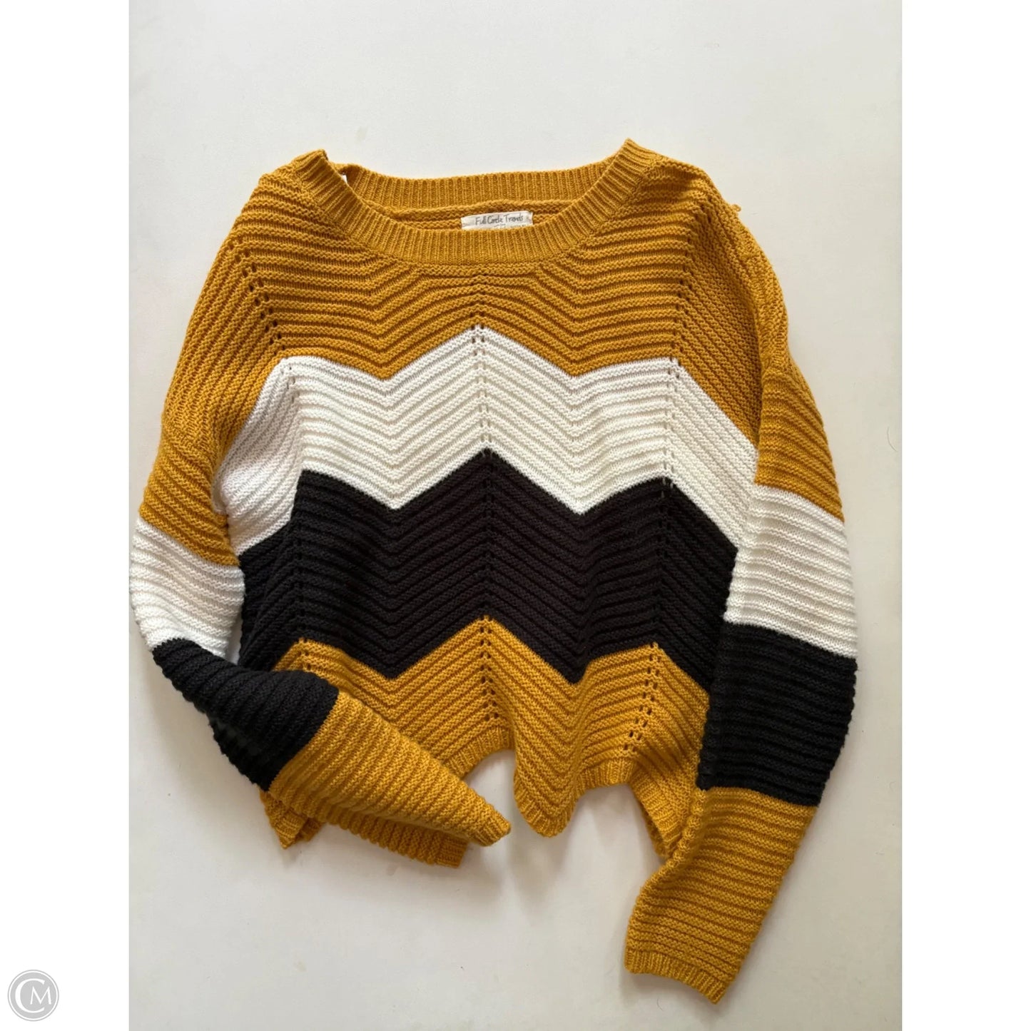 Sweater By Full Circle In Yellow, Size: M