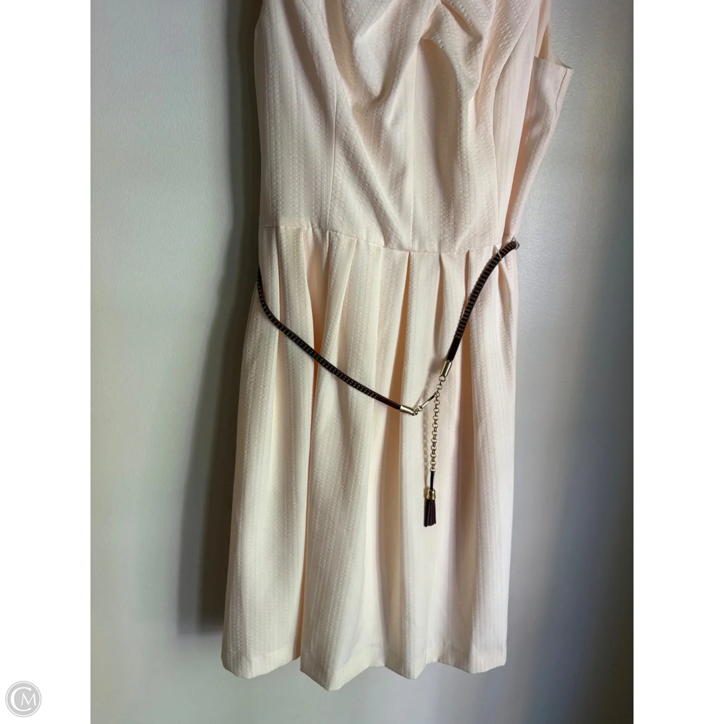 Dress Work By Ellen Tracy In Cream, Size: Xl