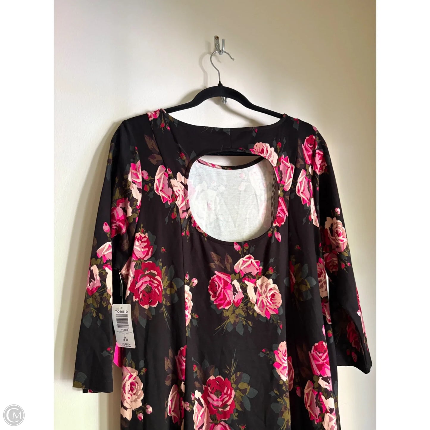 Dress Casual Midi By Torrid In Floral Print, Size: 2x