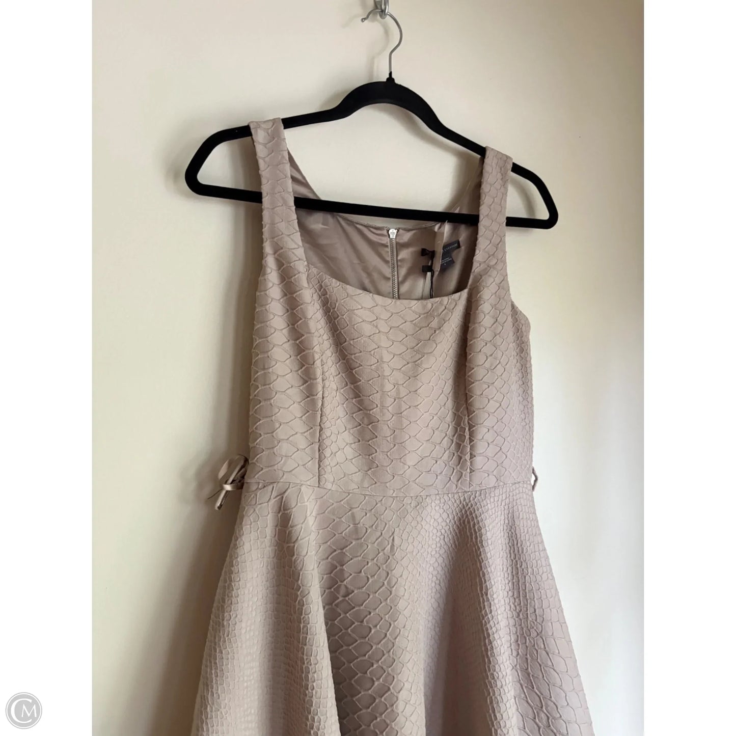 Dress Designer By Armani In Taupe, Size: S