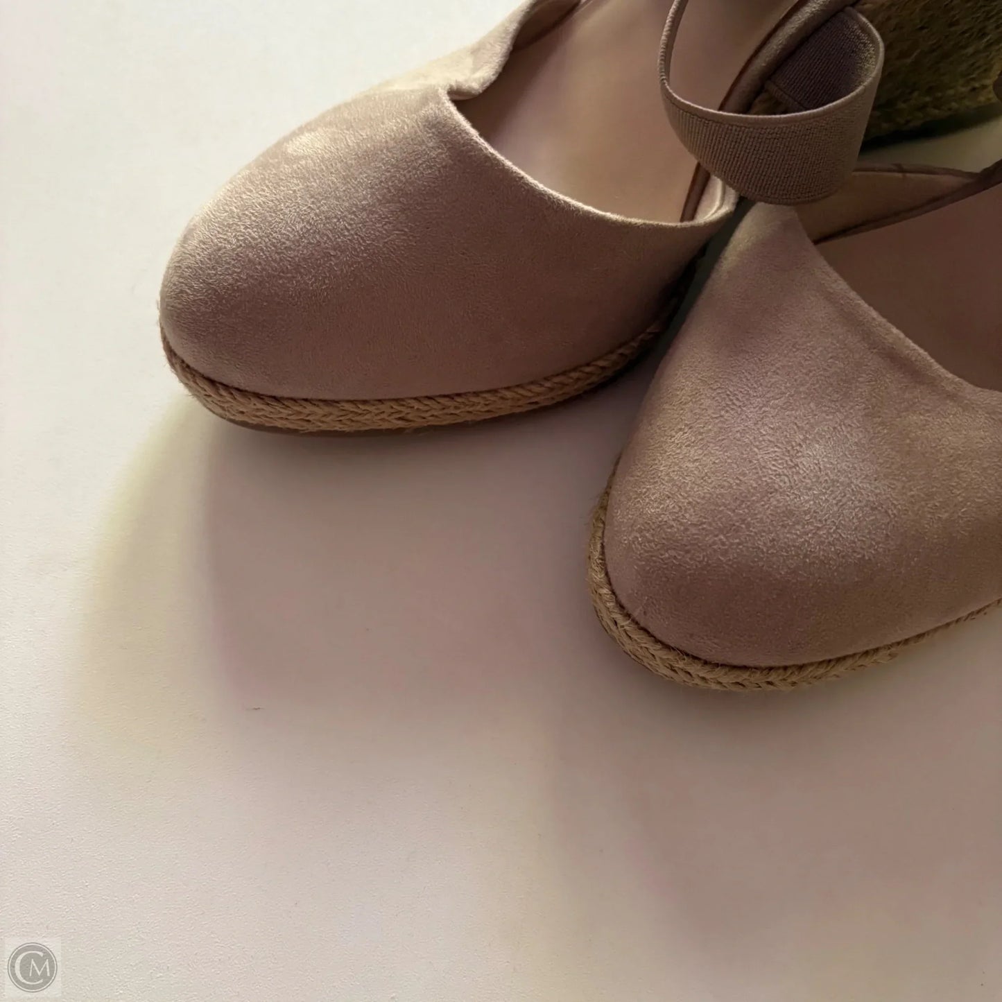 Shoes Heels Wedge By Graceland In Cream, Size: 8.5