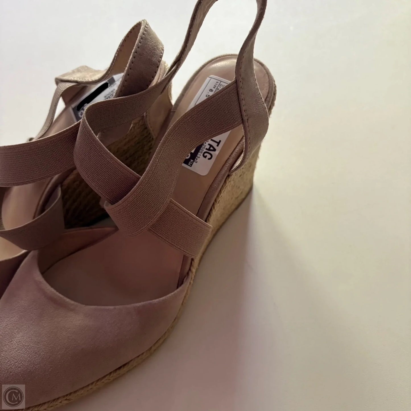 Shoes Heels Wedge By Graceland In Cream, Size: 8.5