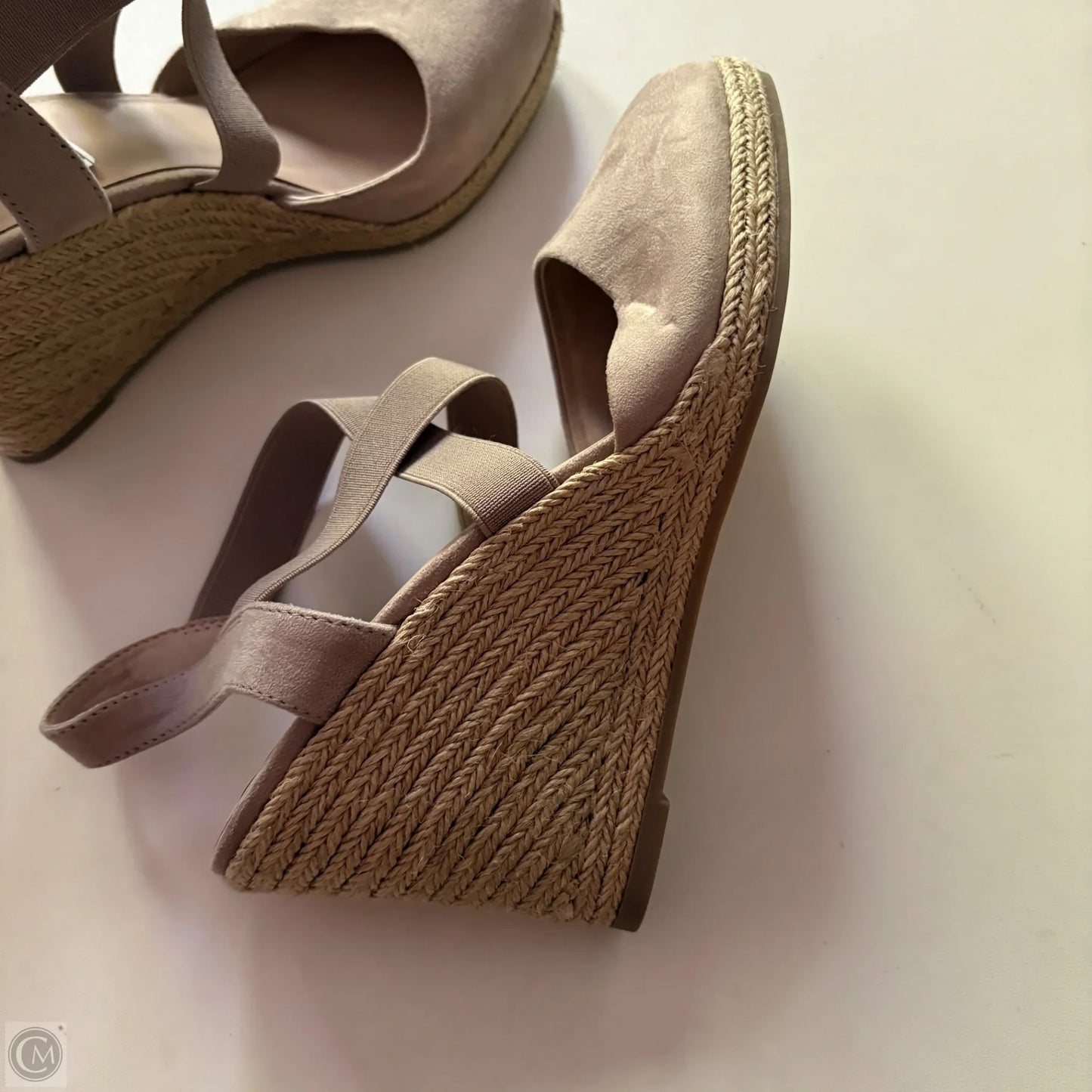 Shoes Heels Wedge By Graceland In Cream, Size: 8.5