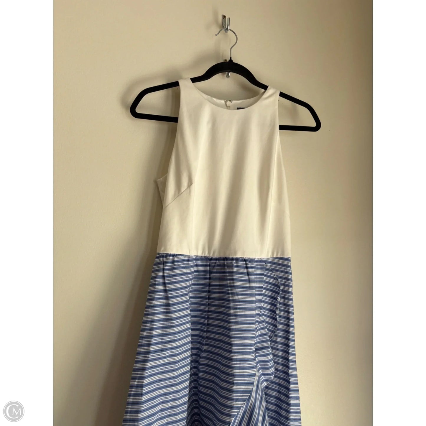 Dress Casual Midi By Vince Camuto In Striped Pattern, Size: 4