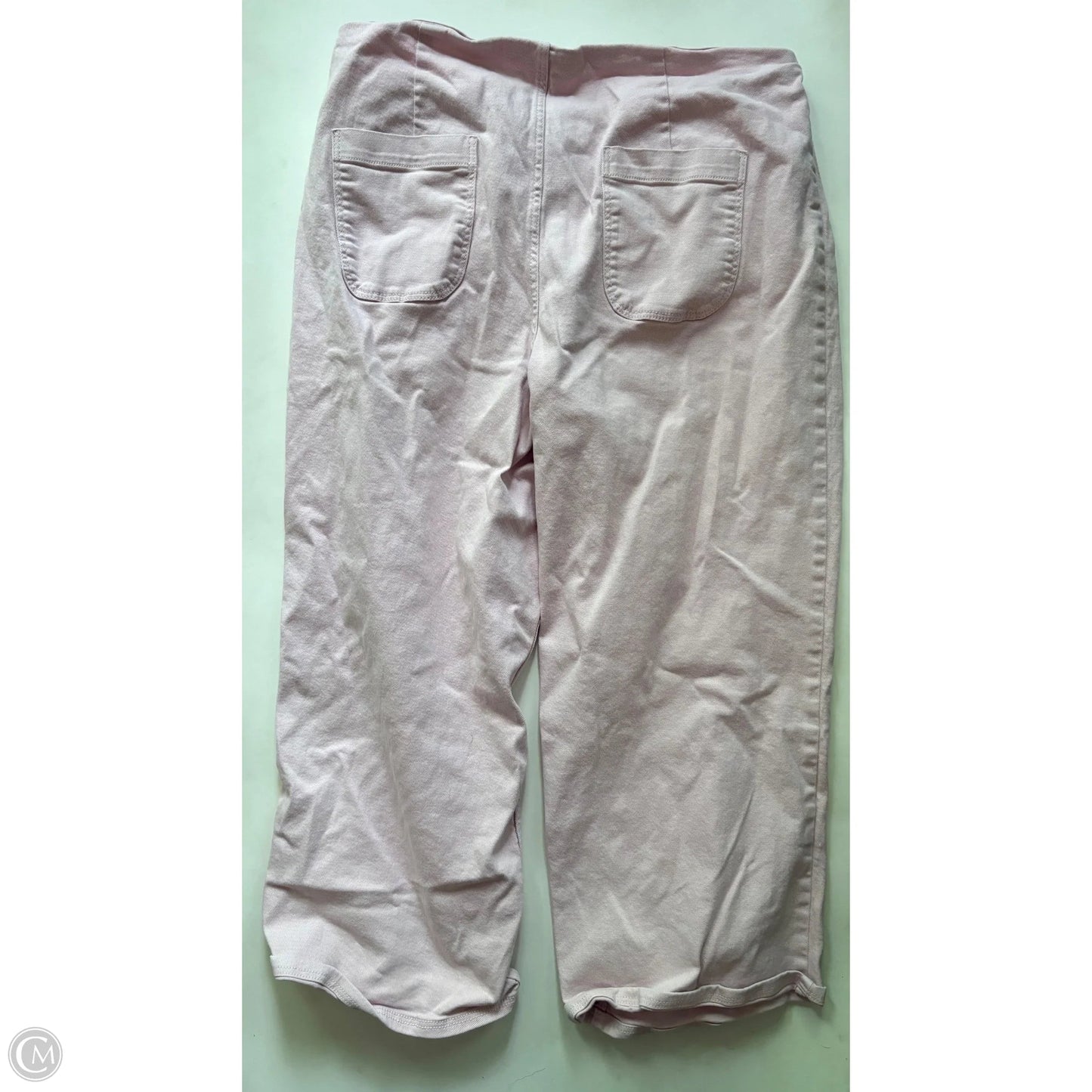 Jeans Wide Leg By Ophelia Roe In Pink, Size: 18