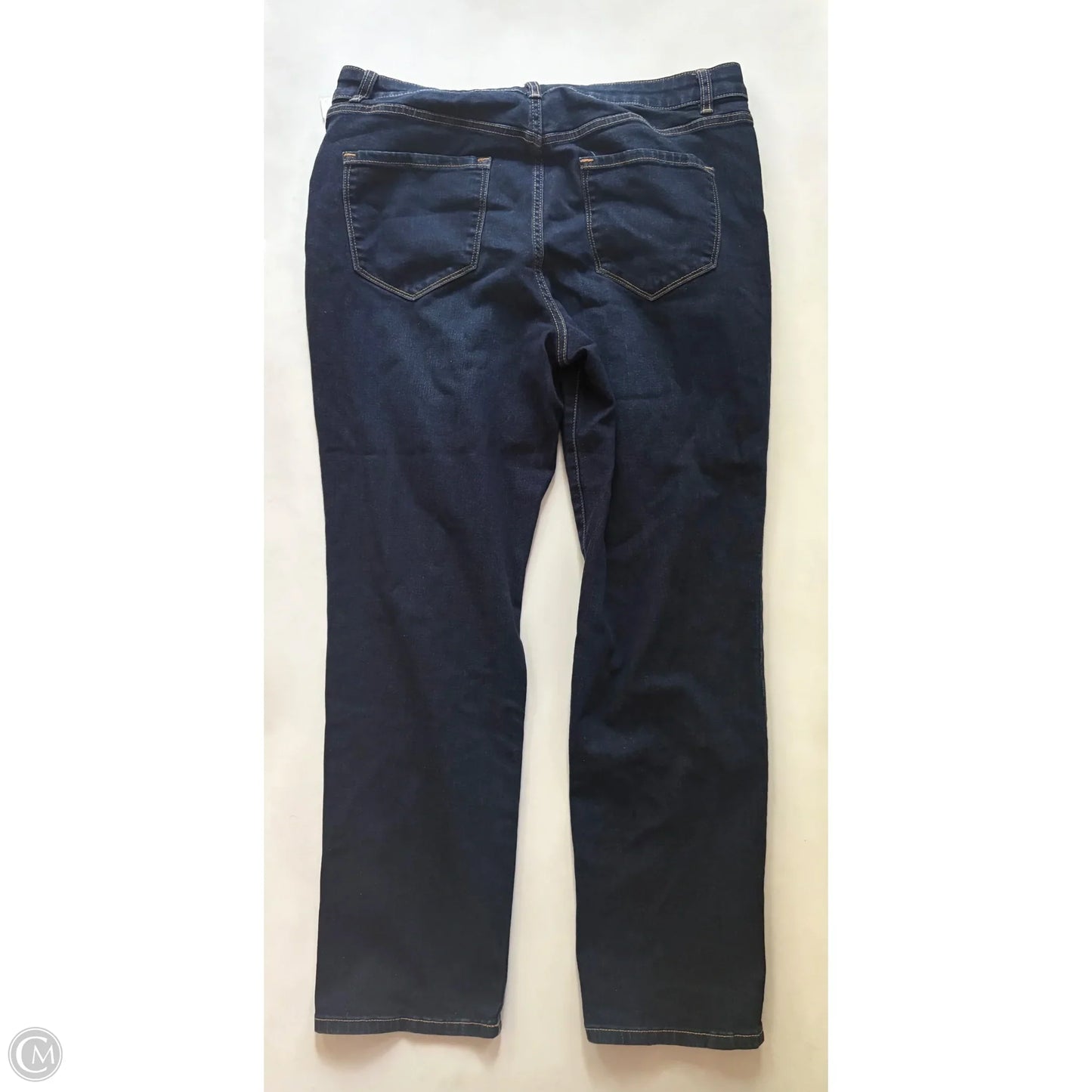 Jeans Straight By Liz Claiborne In Blue, Size: 12