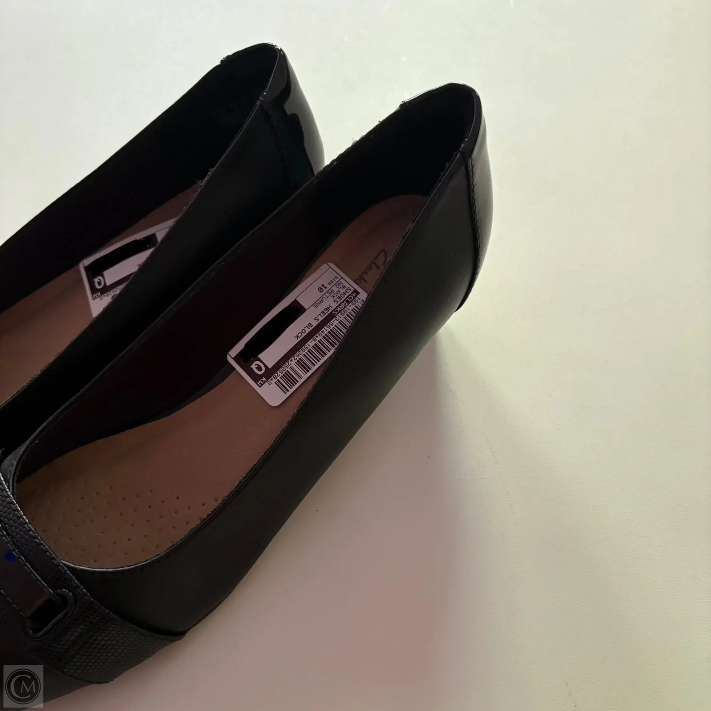 Shoes Heels Block By Clarks In Black, Size: 10