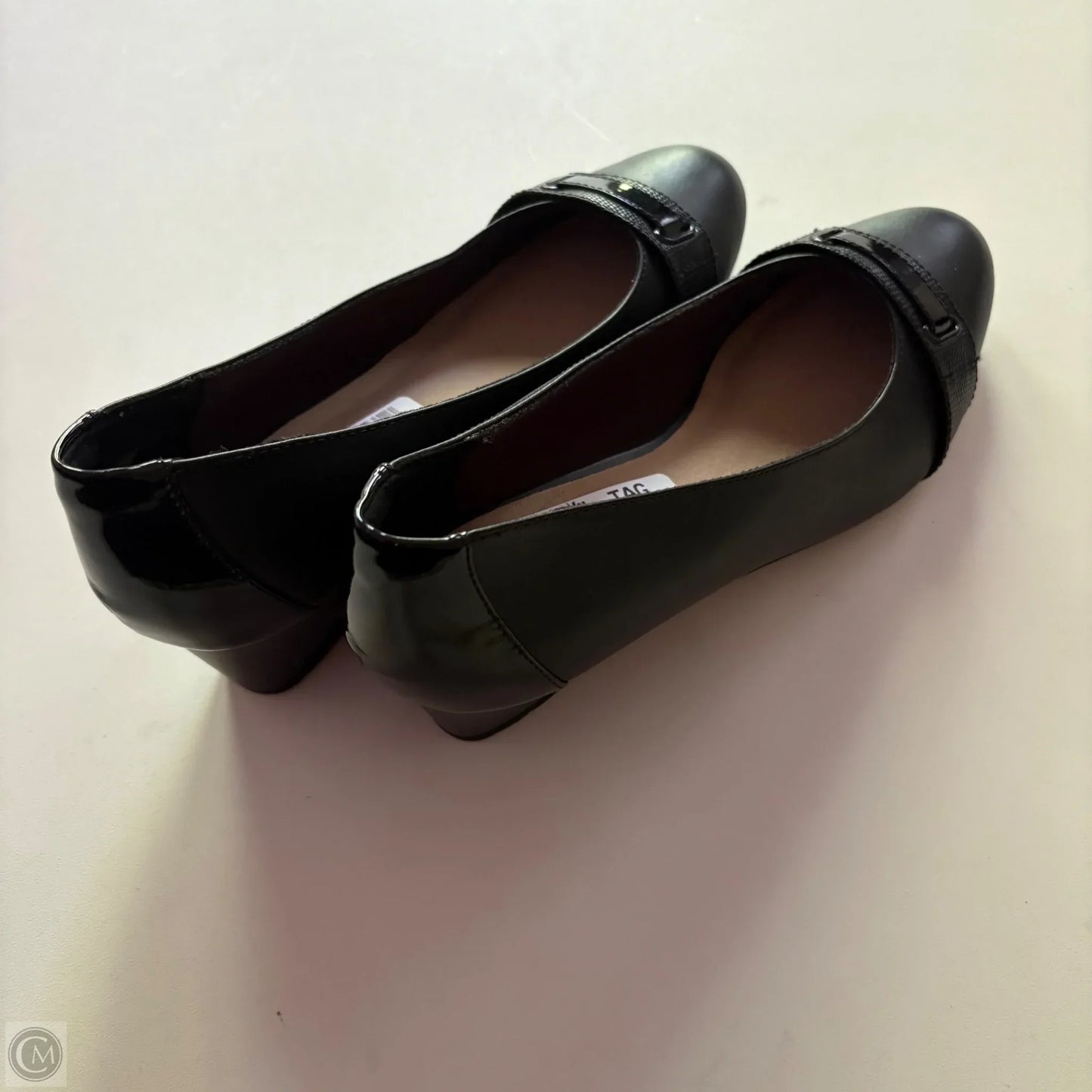 Shoes Heels Block By Clarks In Black, Size: 10