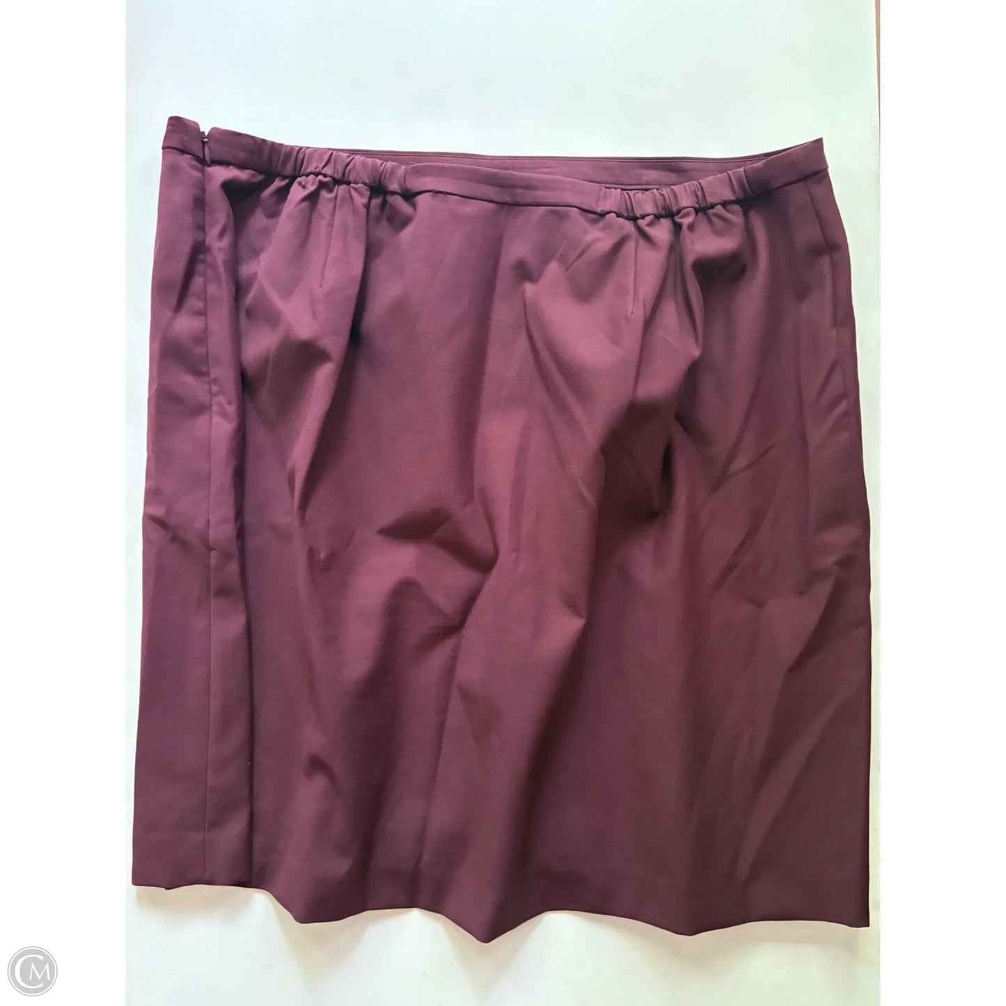Skirt Midi By Talbots In Maroon, Size: 1x