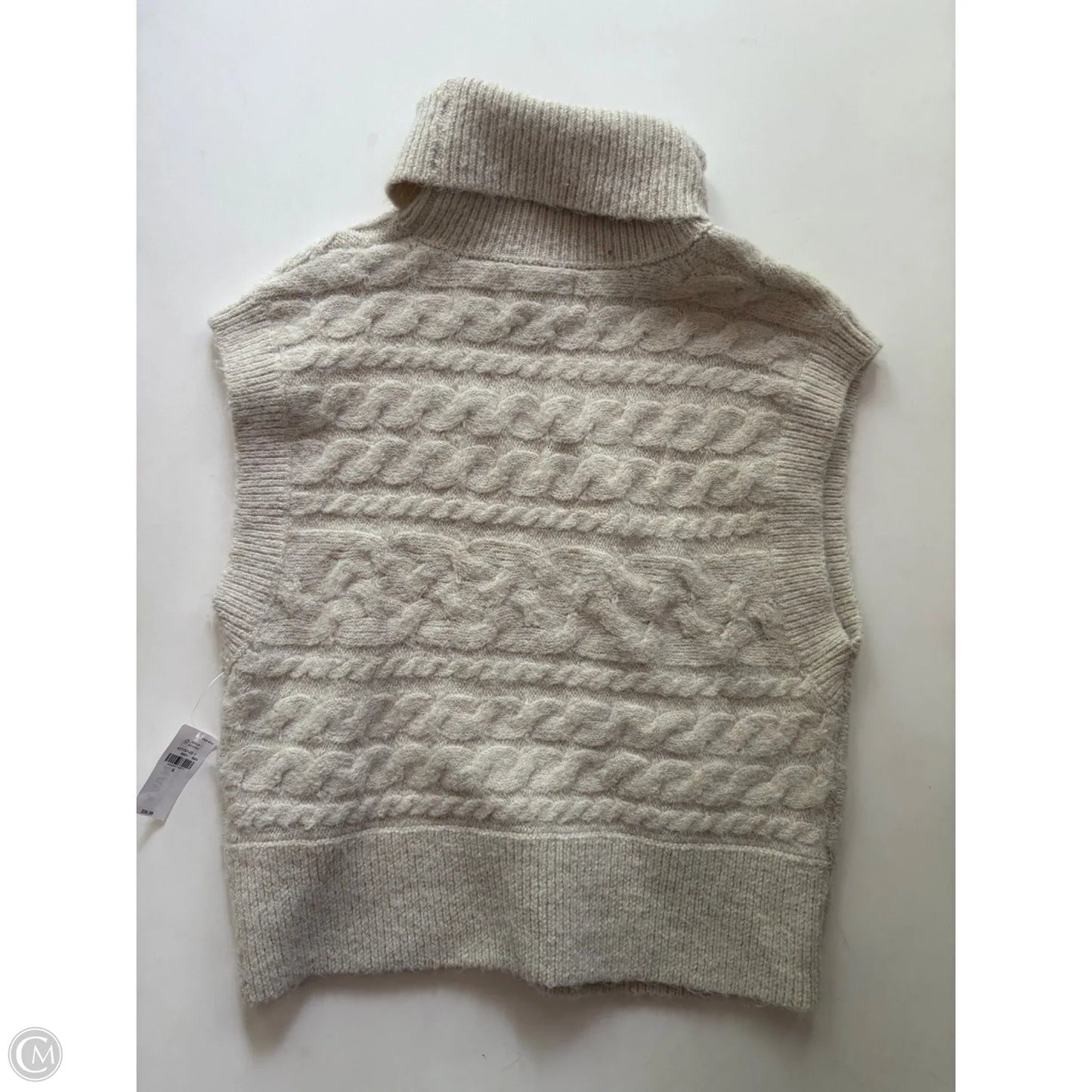 Sweater Short Sleeve By Old Navy In Cream, Size: S