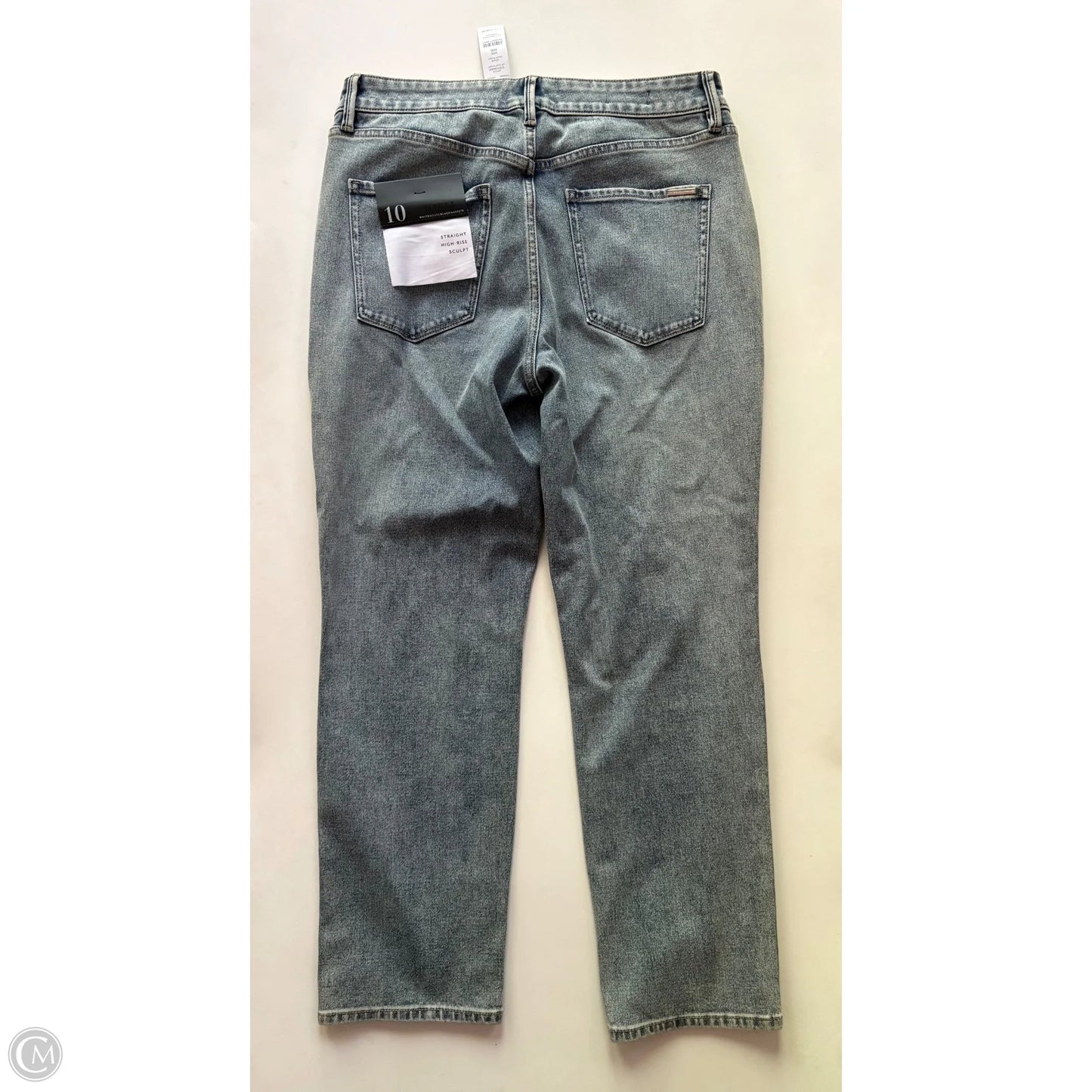 Jeans Straight By White House Black Market In Blue, Size: 10