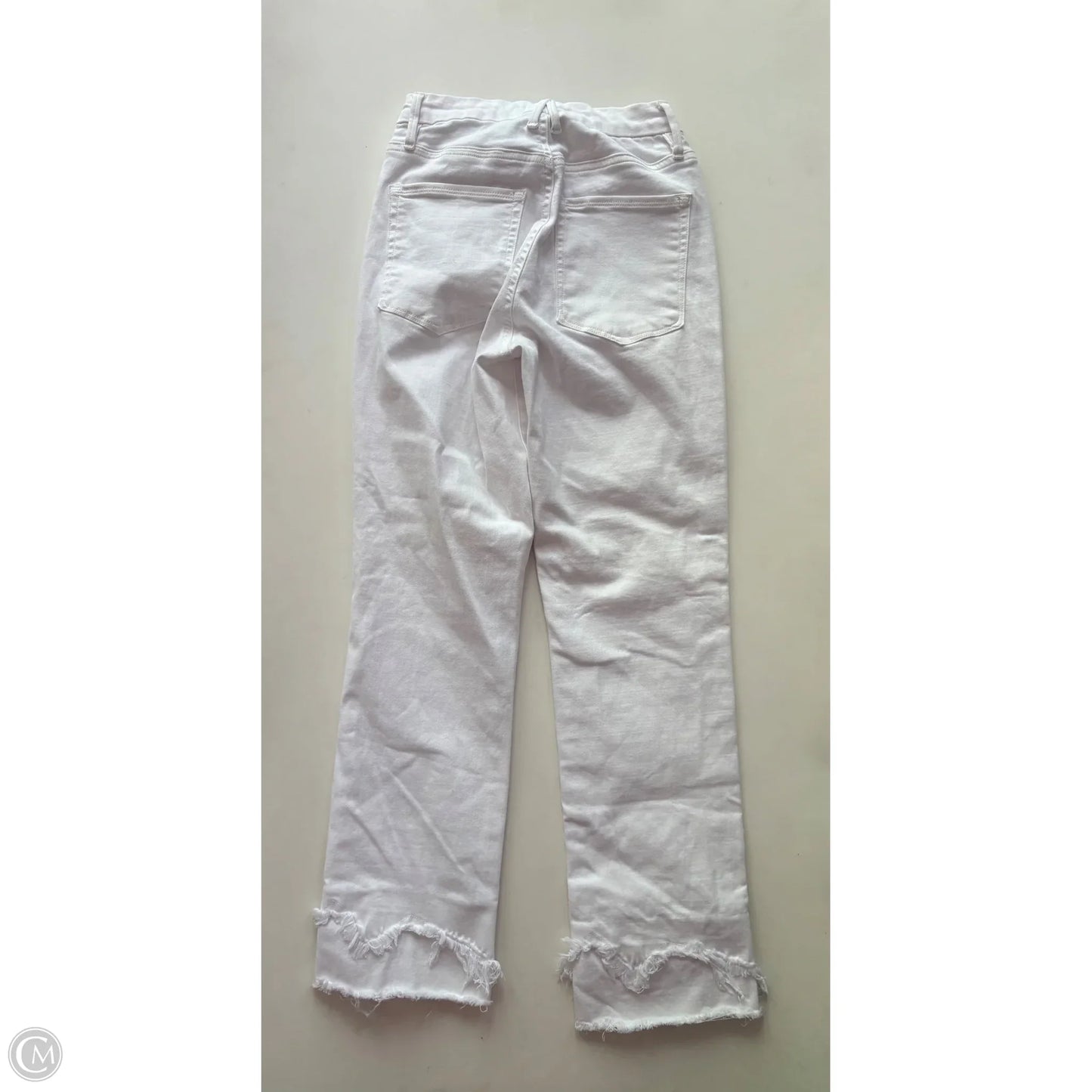 Jeans Straight By Good American In White, Size: 4